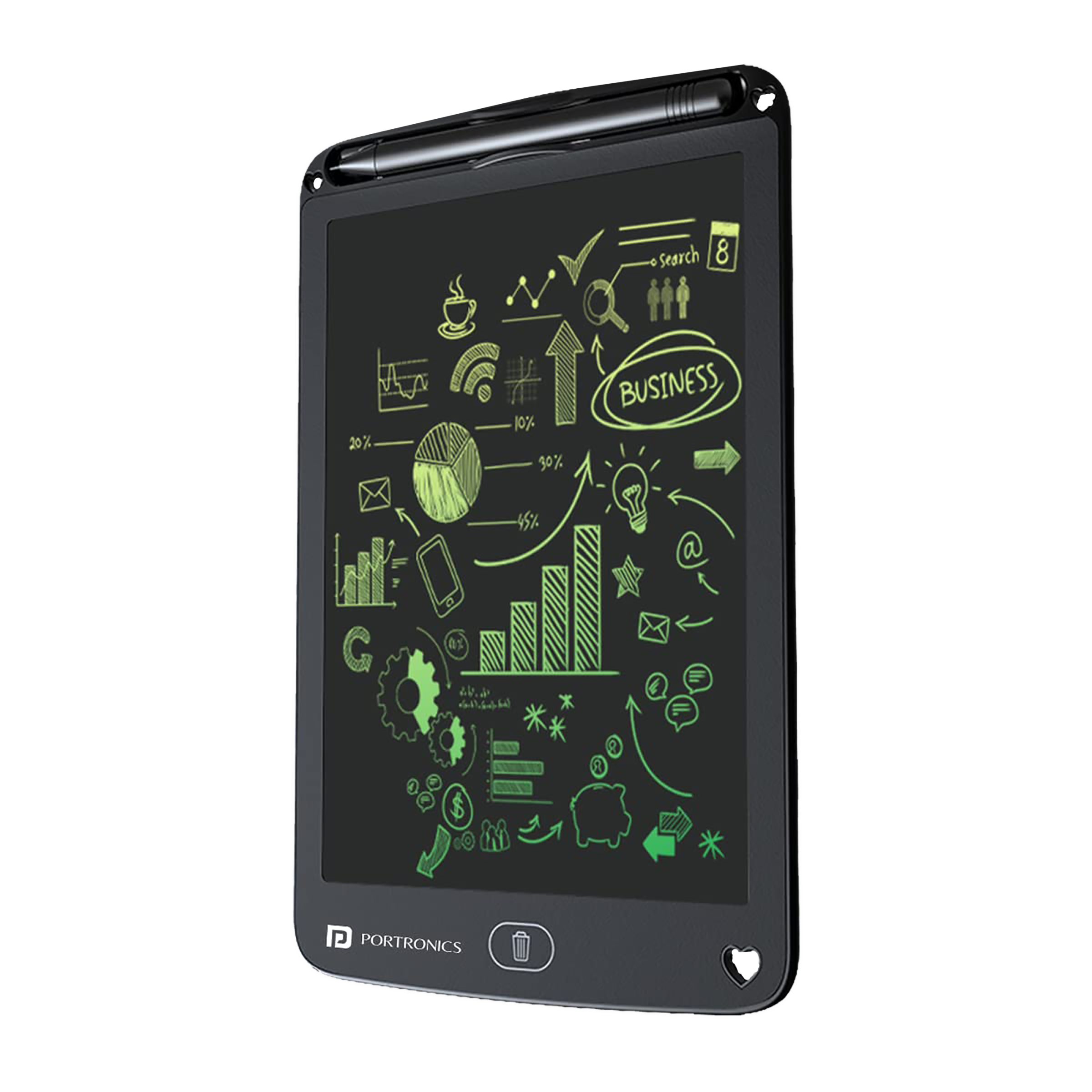 PORTRONICS Ruffpad 12M eWriter Tablet (12 Inch, Black)_3