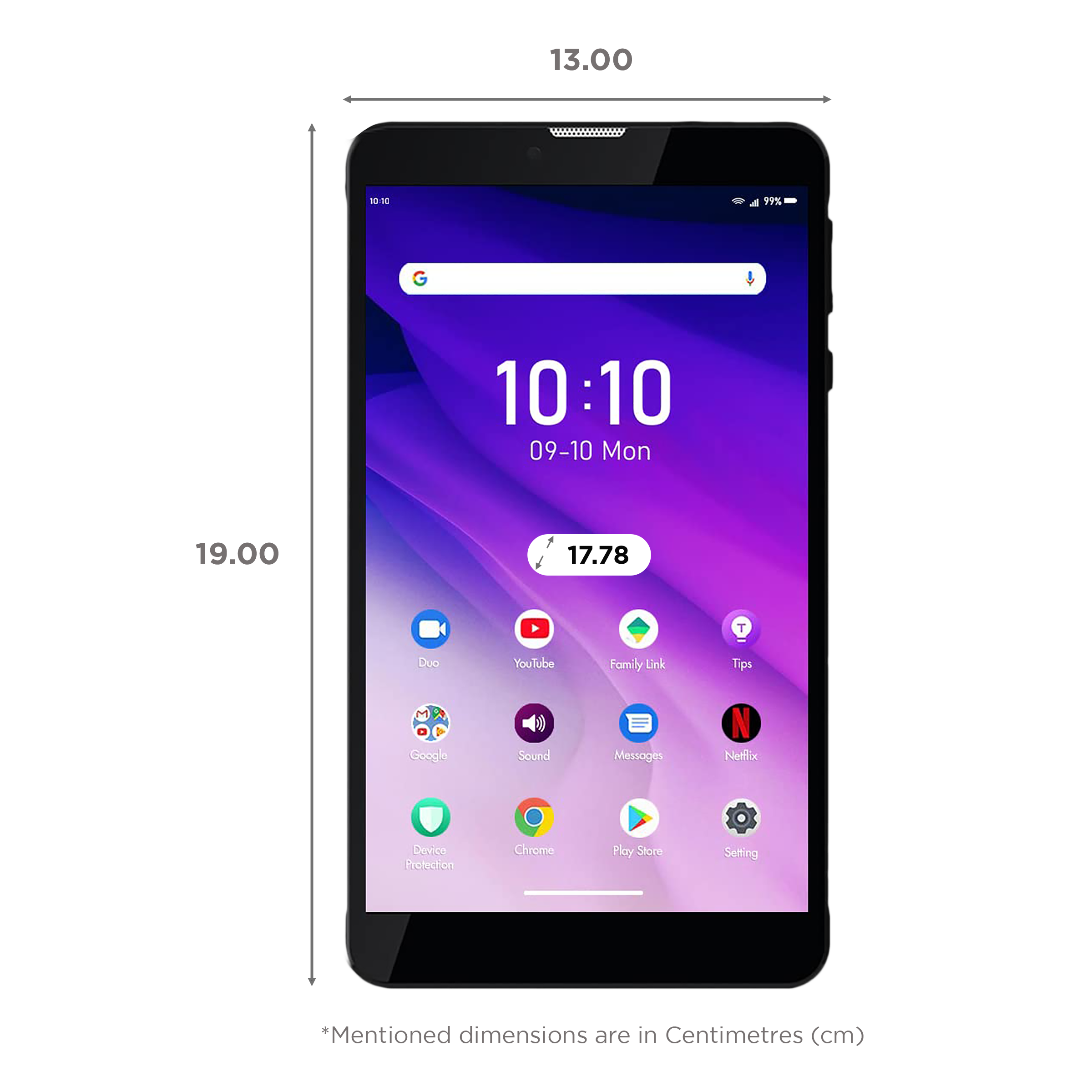 I KALL N5 Wi-Fi+4G VoLTE Android Tablet (7 Inch, 2GB RAM, 32GB ROM, Black)_2