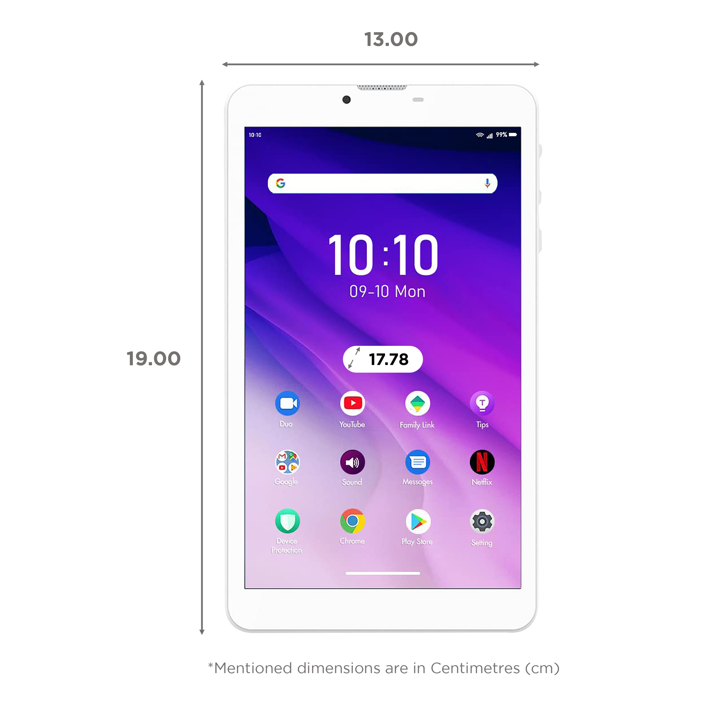 I KALL N5 Wi-Fi+4G VoLTE Android Tablet (7 Inch, 2GB RAM, 32GB ROM, White)_2