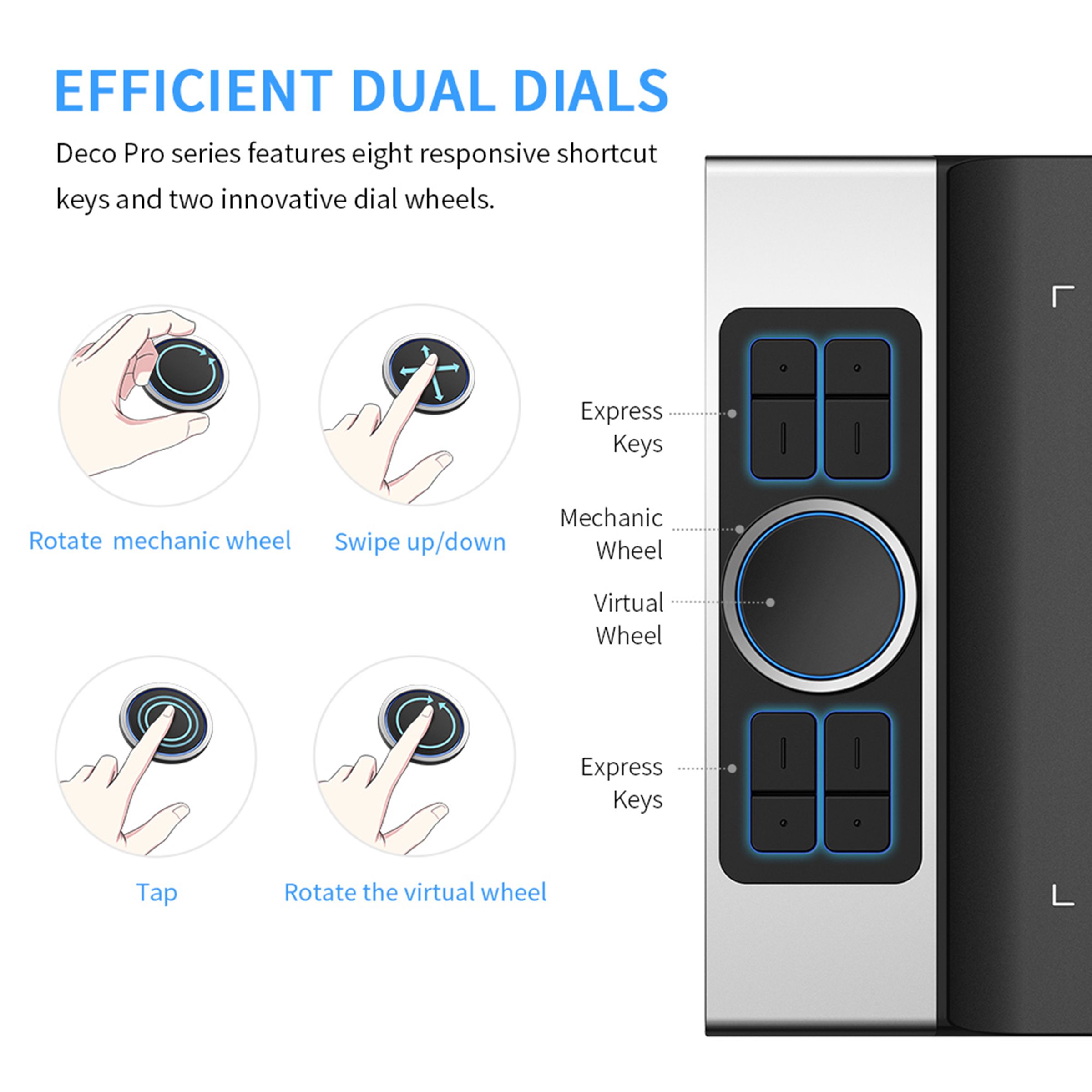 XP pen Deco Pro SW Graphics Tablet (10.30 Inch, Black) XP pen Deco Pro SW Graphics Tablet (10.30 Inch, Black)_5