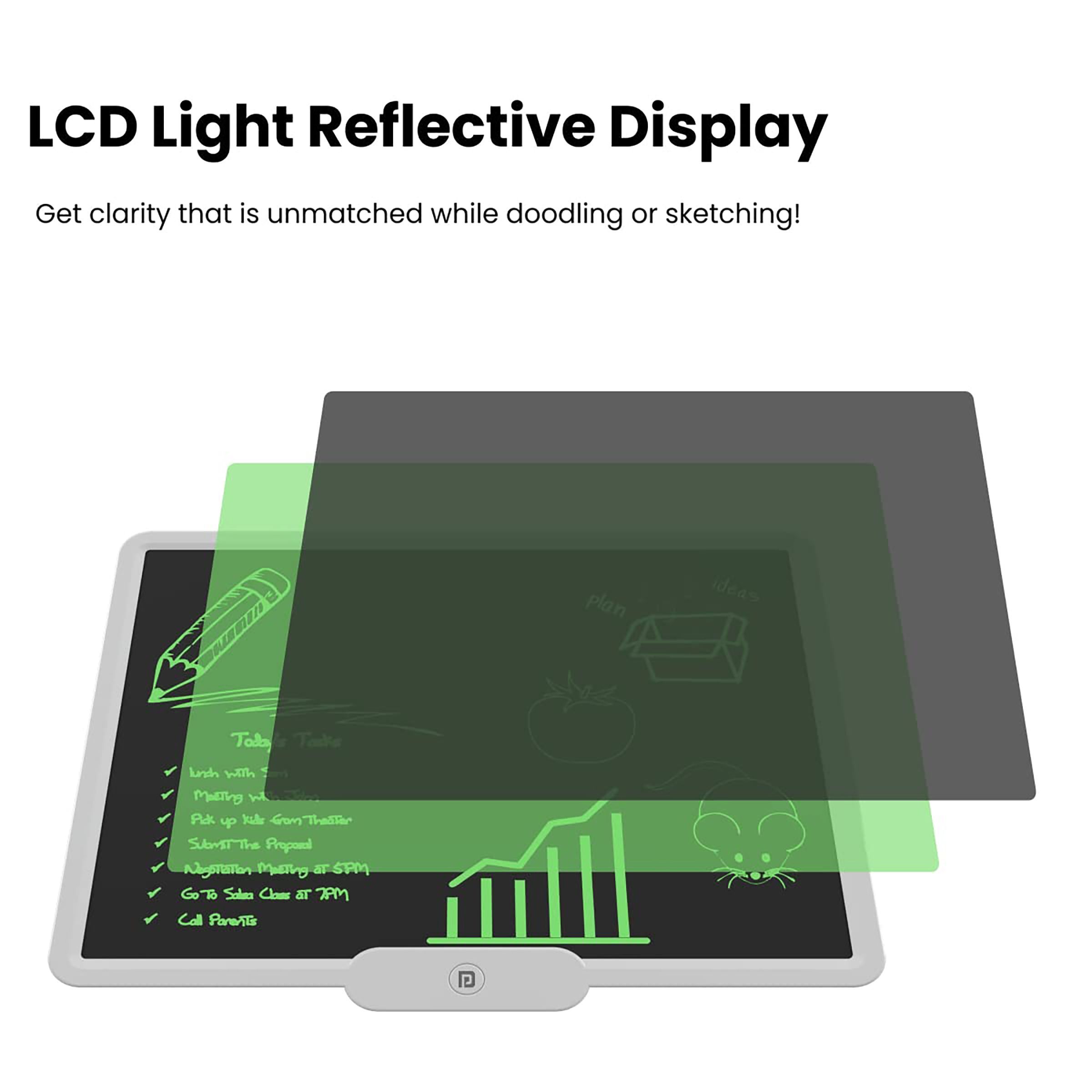 PORTRONICS Ruffpad 10X eWriter Tablet (10 Inch, White)_6