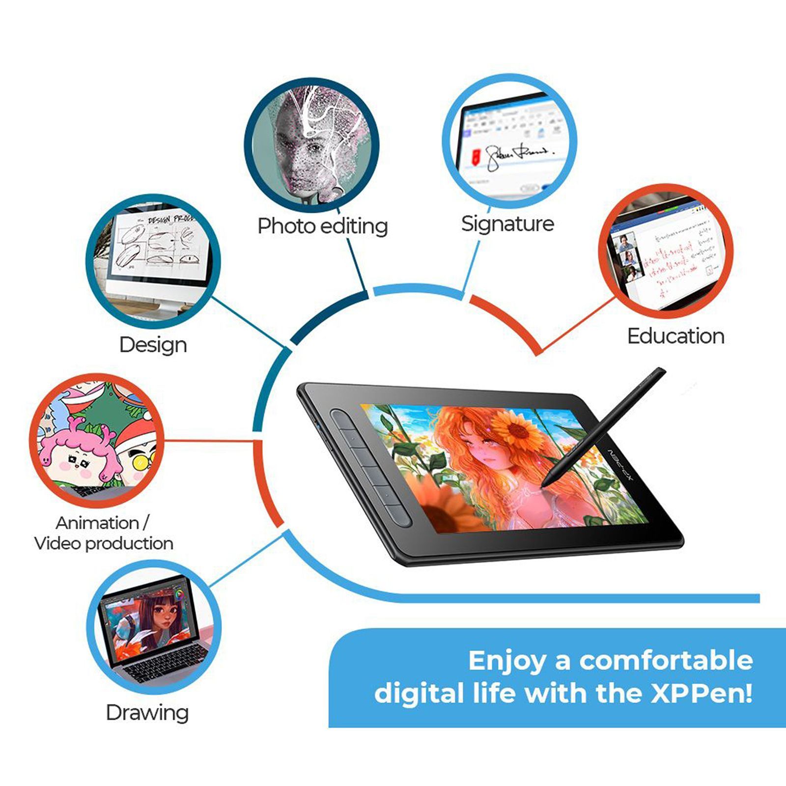 XP pen Artist 10 2nd Gen Graphics Tablet (10.1 Inch, Black) XP pen Artist 10 2nd Gen Graphics Tablet (10.1 Inch, Black)_9