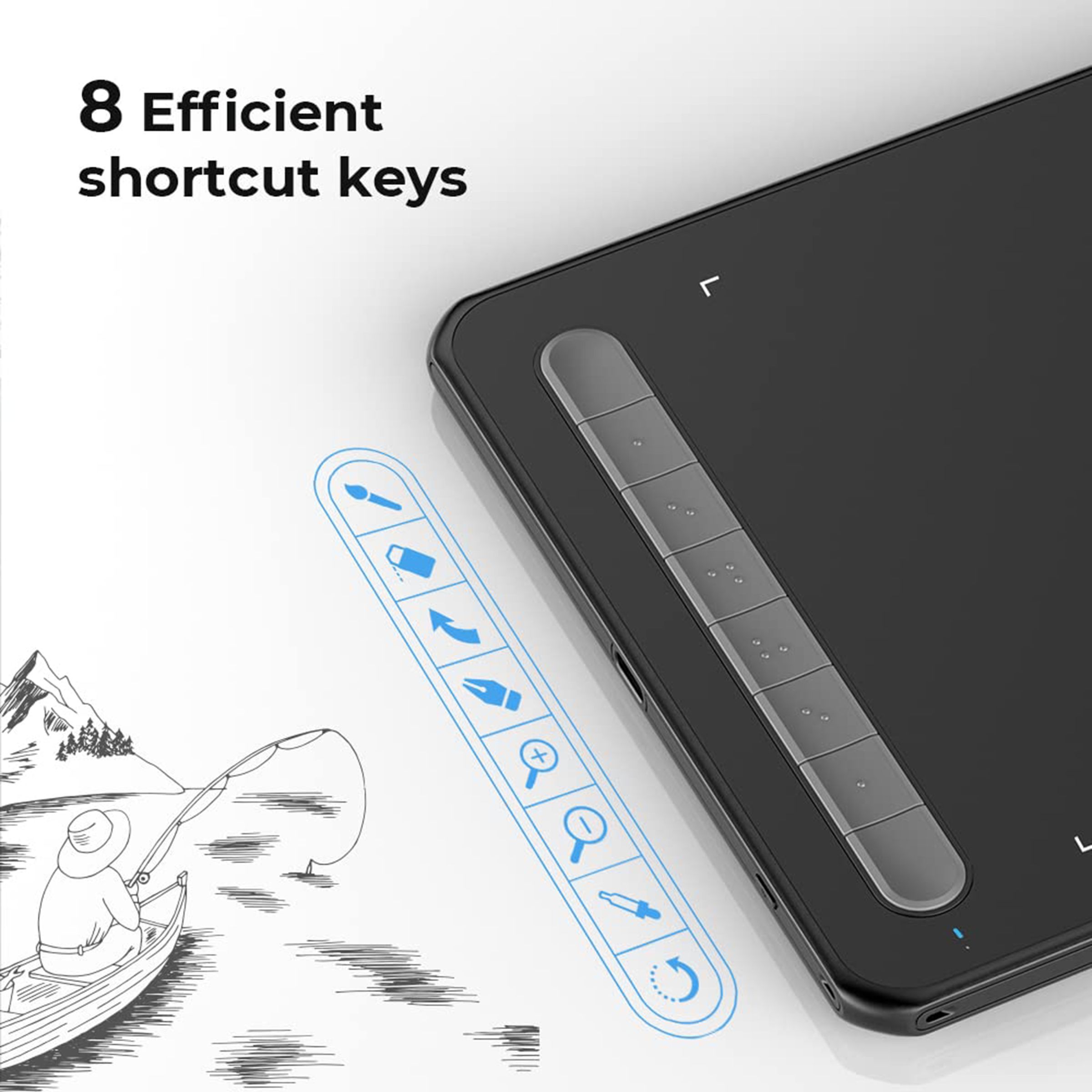 XP pen Deco MW Graphics Tablet (9.43 Inch, Black) XP pen Deco MW Graphics Tablet (9.43 Inch, Black)_6