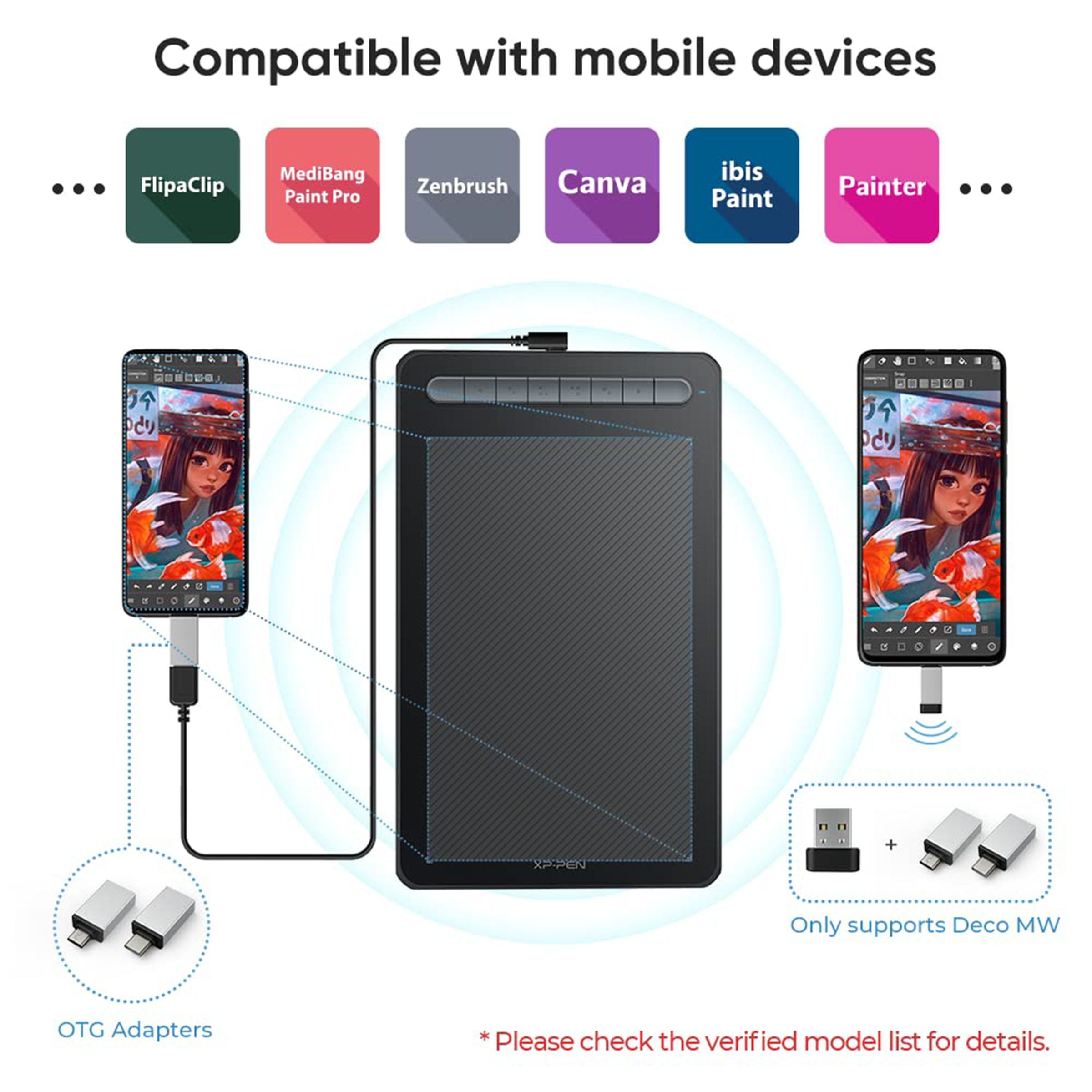 XP pen Deco MW Graphics Tablet (9.43 Inch, Black) XP pen Deco MW Graphics Tablet (9.43 Inch, Black)_4