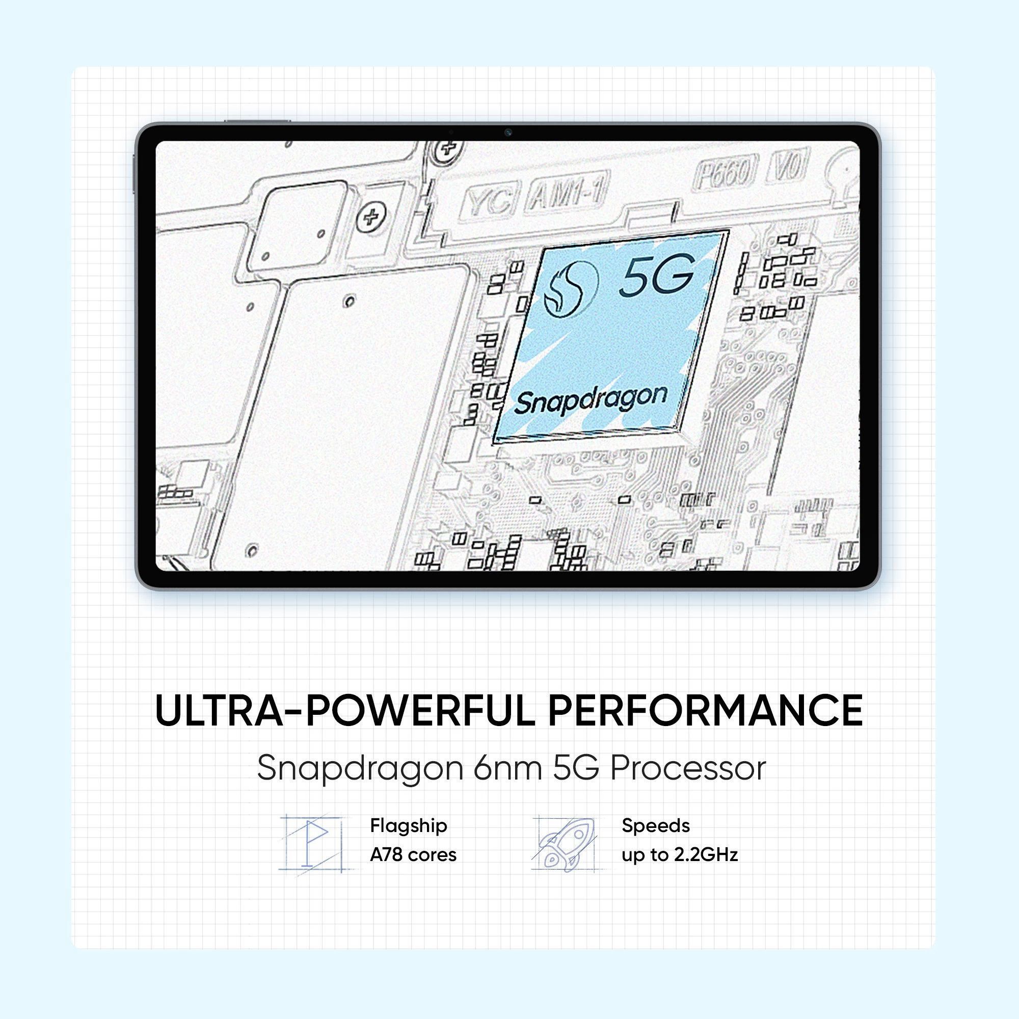 realme PAD X Wi-Fi+5G Android Tablet (10.95 Inch, 6GB RAM, 128GB ROM, Glowing Grey)_12