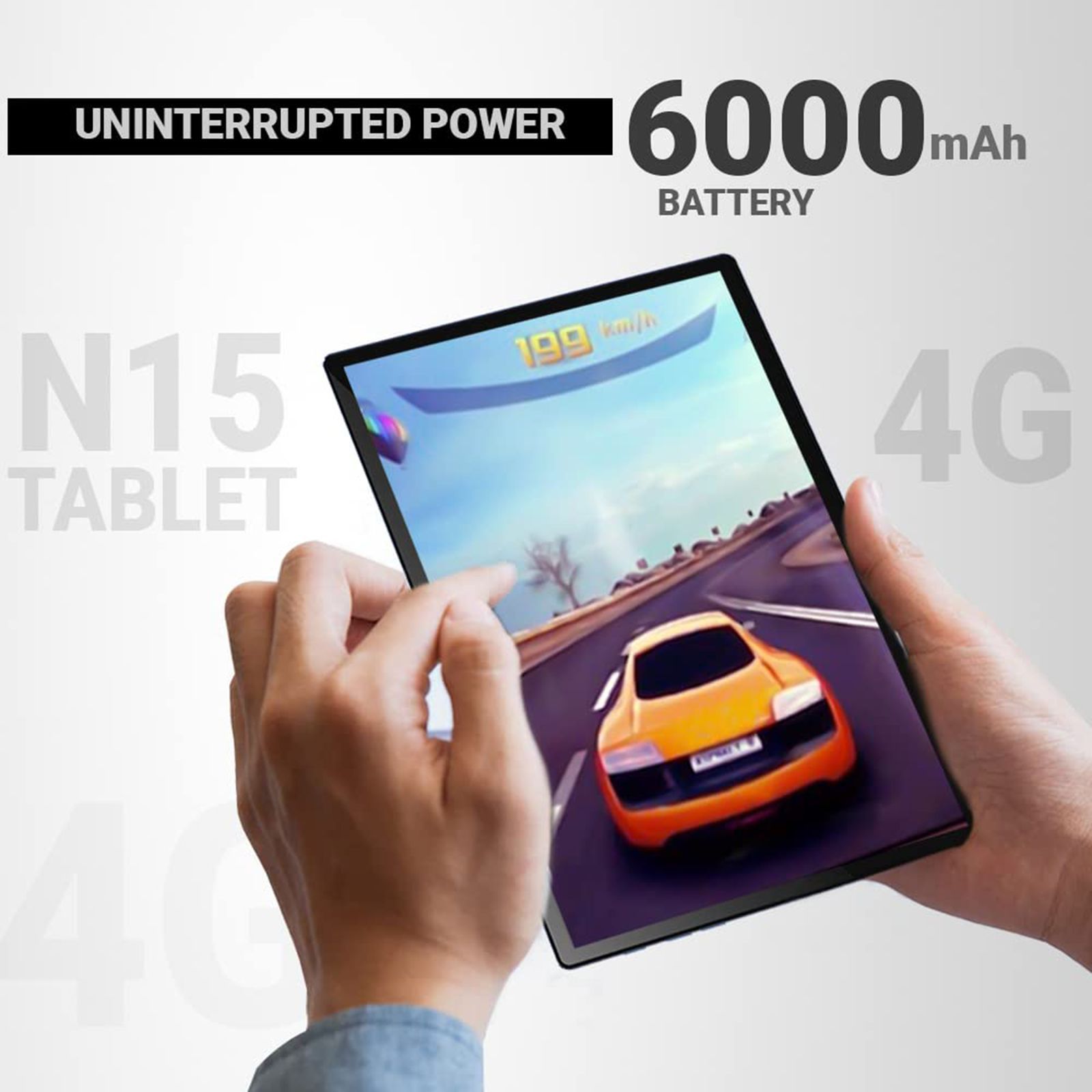 I KALL N15 Wi-Fi+4G VoLTE Android Tablet (10 Inch, 4GB RAM, 64GB ROM, Blue)_11