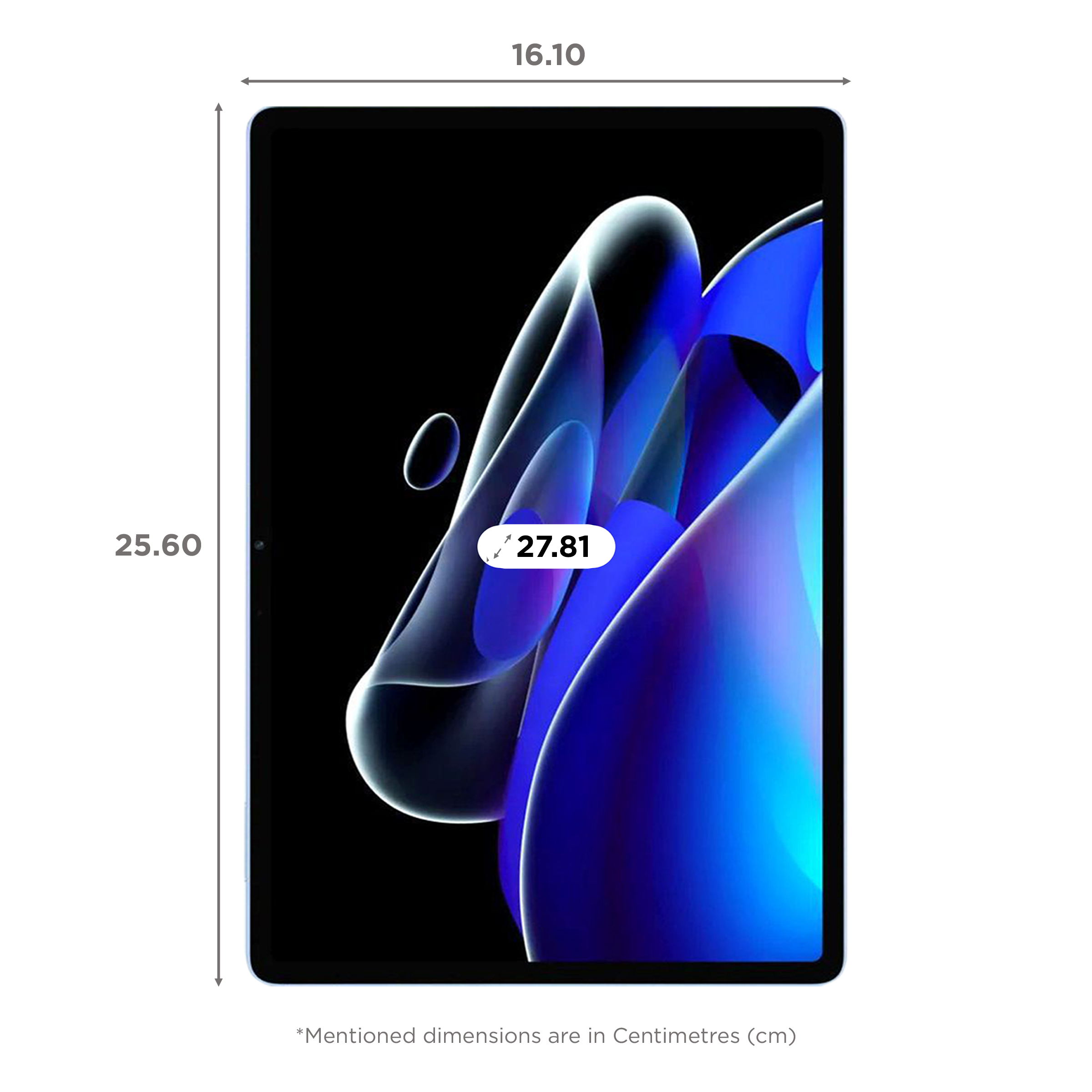 realme PAD X Wi-Fi+5G Android Tablet (10.95 Inch, 4GB RAM, 64GB ROM, Glacier Blue)_2