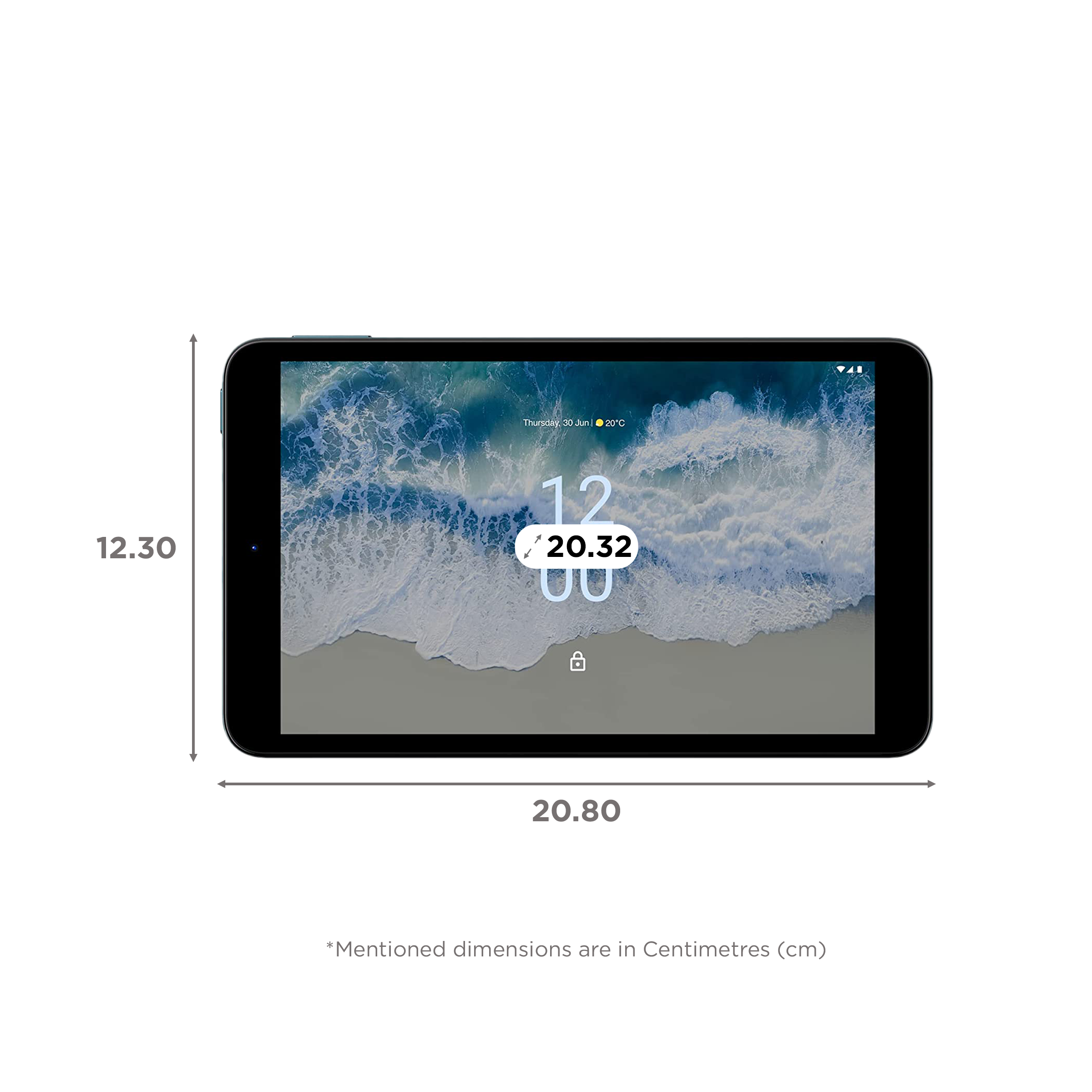 NOKIA T10 Wi-Fi Android 12 Tablet (8 Inch, 3GB RAM, 32GB ROM, Ocean Blue)_2