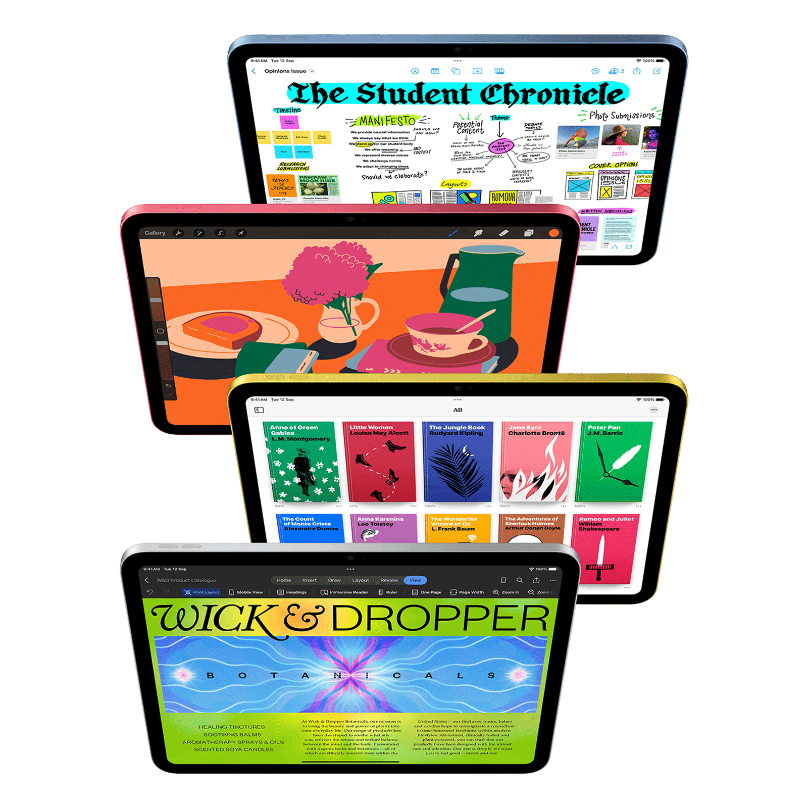 Apple iPad 10th Generation Wi-Fi (10.9 Inch, 64GB, Pink, 2022 model)_4