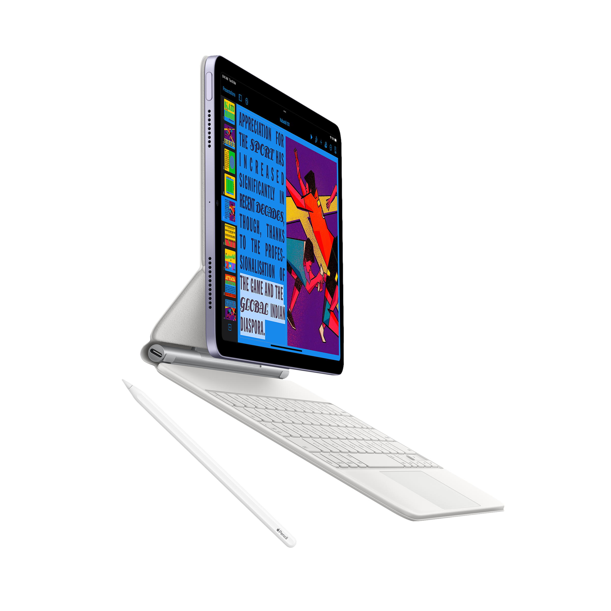 Apple iPad Air 5th Generation Wi-Fi+5G (10.9 Inch, 256GB, Starlight, 2022 model)_5