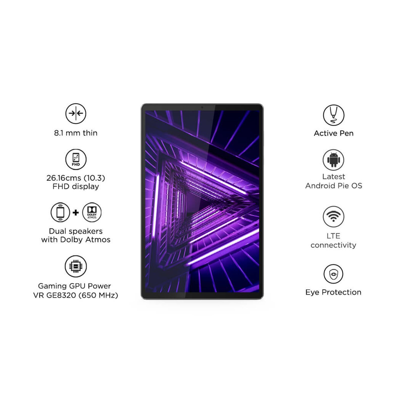 Lenovo Tab M10 HD (2nd Gen) Wi-Fi Android Tablet (10.1 Inch, 3GB RAM, 32GB ROM, Iron Grey)_12