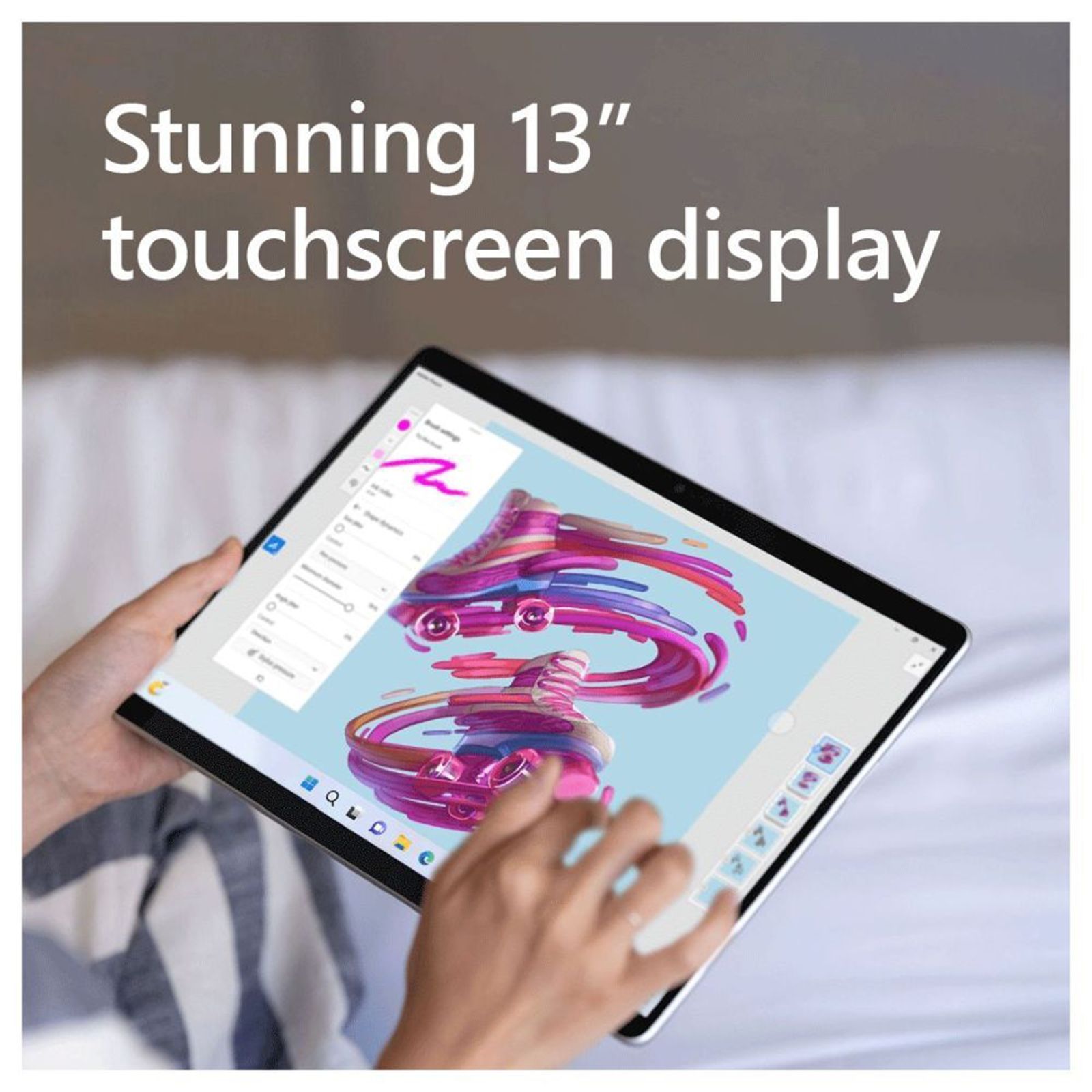 Microsoft Surface Pro 9 Wi-Fi Windows Tablet (13 Inch, 8GB RAM, 128GB ROM, Platinum)_6