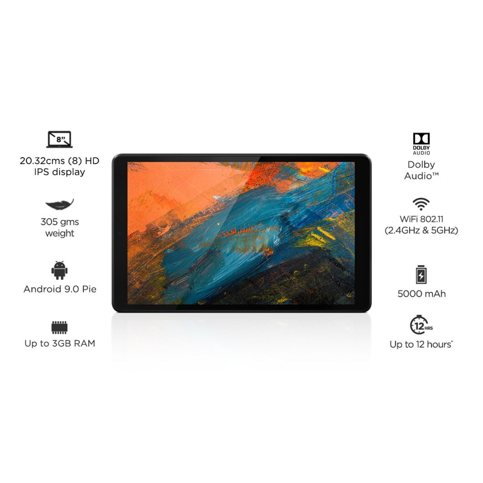 Lenovo M8 Wi-Fi Android Tablet (8 Inch, 3GB RAM, 32GB ROM, Grey)_10