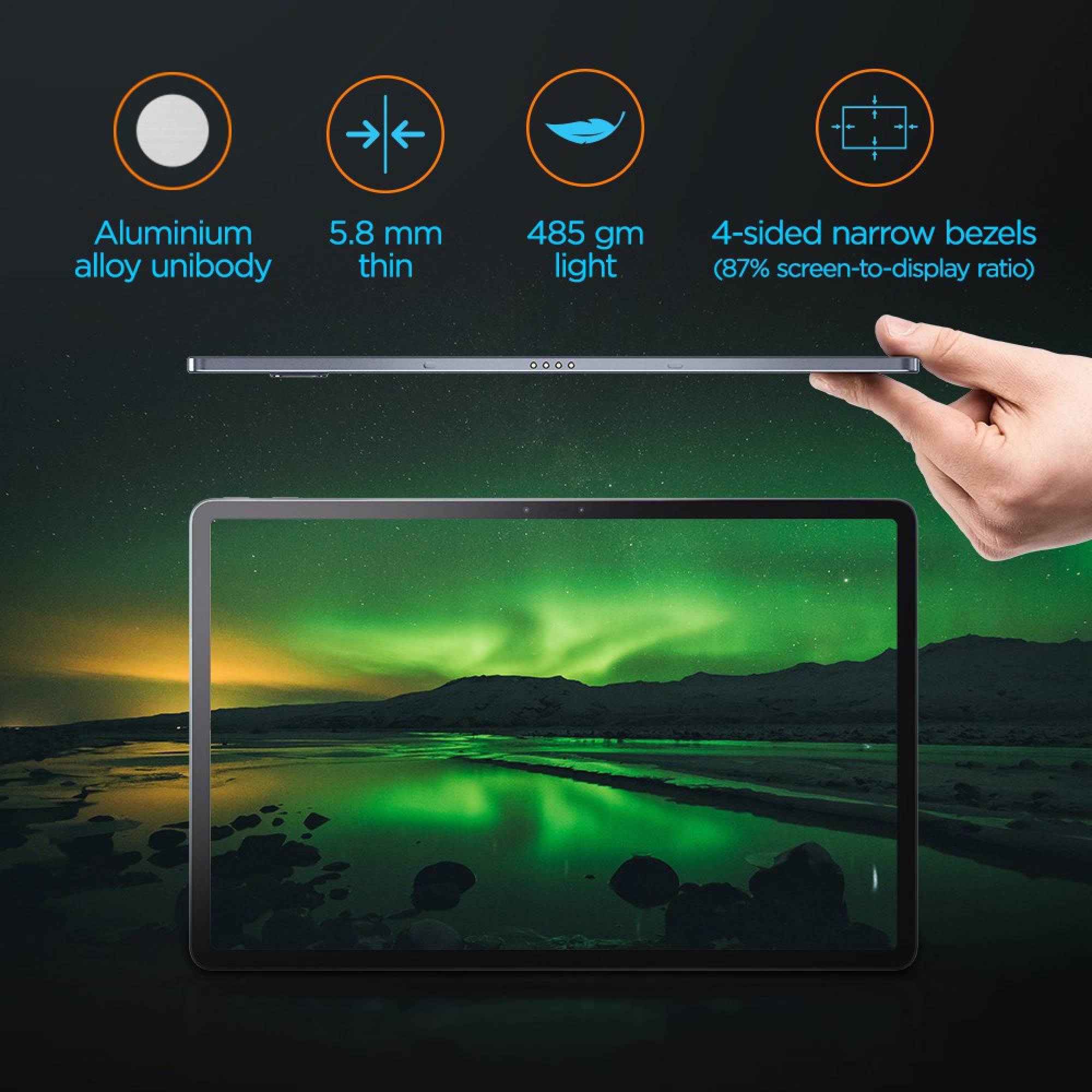 Lenovo Tab P11 Wifi + 5G Android 11 Tablet (11 inch, 6GB RAM, 128GB ROM, Storm Grey)_9