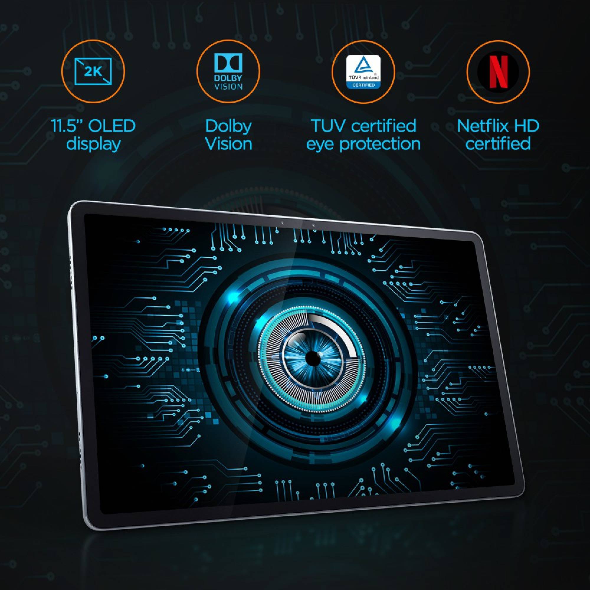 Lenovo Tab P11 Wifi + 5G Android 11 Tablet (11 inch, 6GB RAM, 128GB ROM, Storm Grey)_5