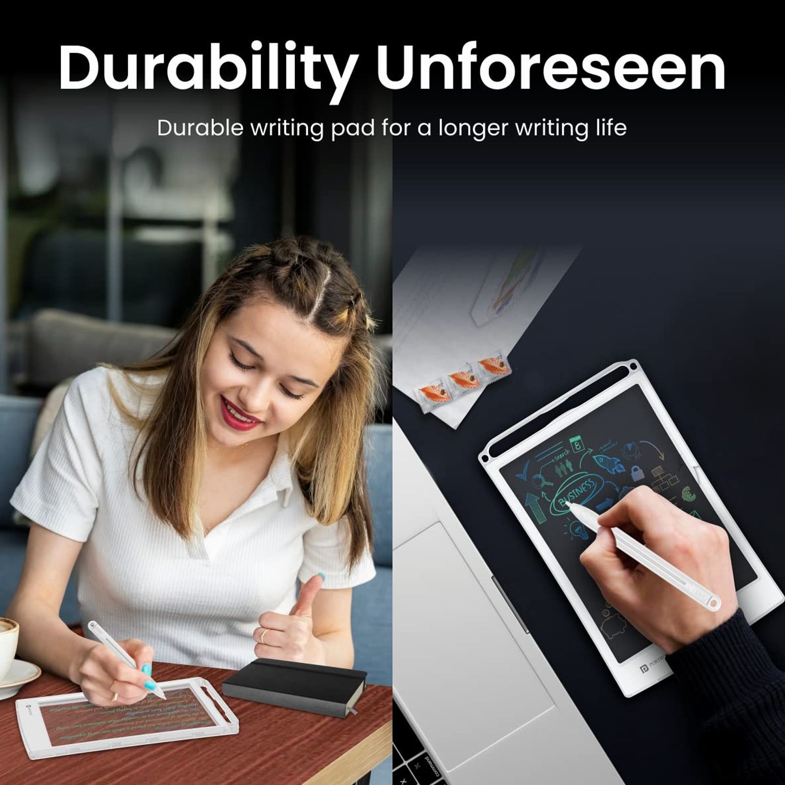 PORTRONICS Ruffpad One (8.5 Inch, White) PORTRONICS Ruffpad One (8.5 Inch, White)_7