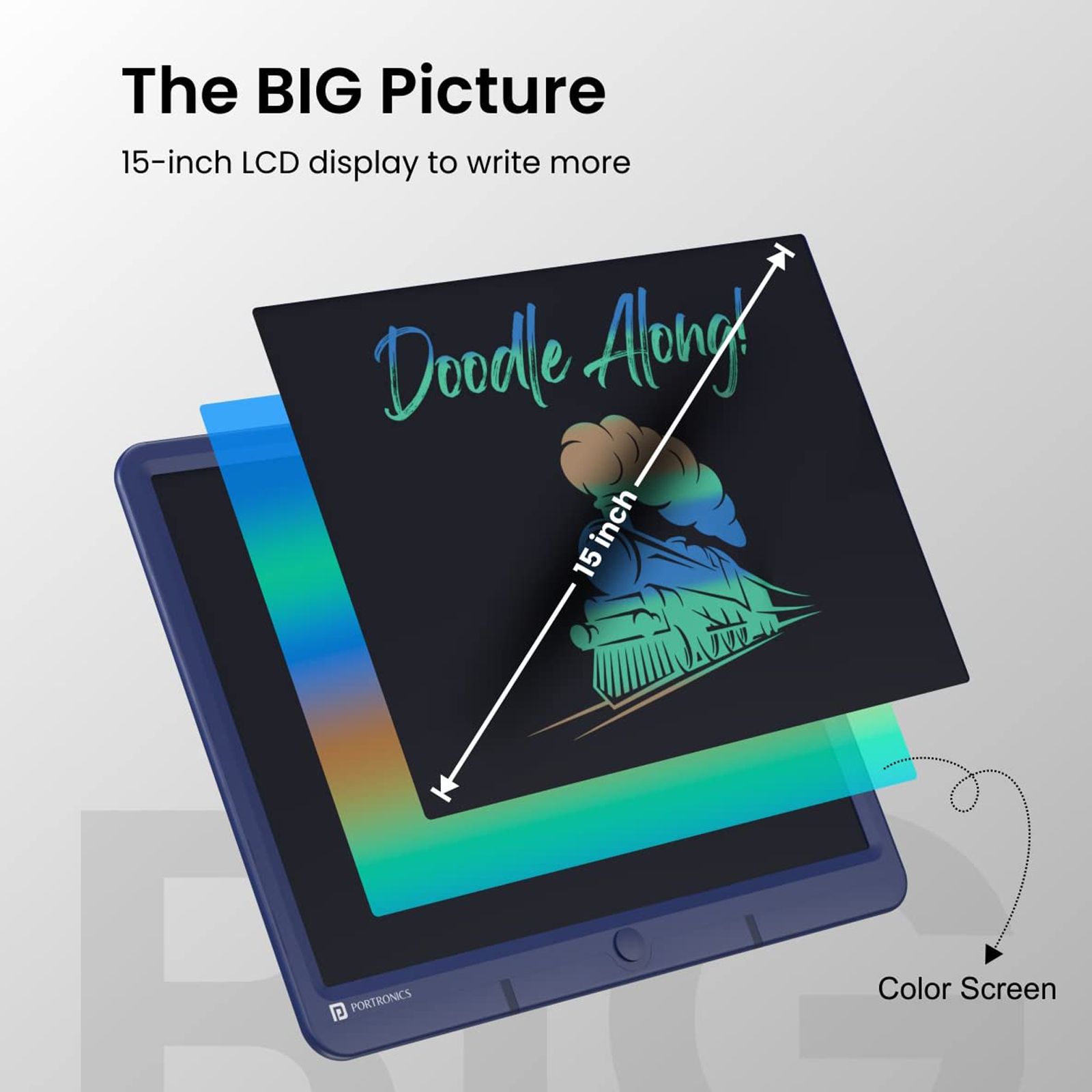 PORTRONICS Ruffpad 15M Smart Pad with 3D Pen (15 Inches, Blue) PORTRONICS Ruffpad 15M Smart Pad with 3D Pen (15 Inches, Blue)_11