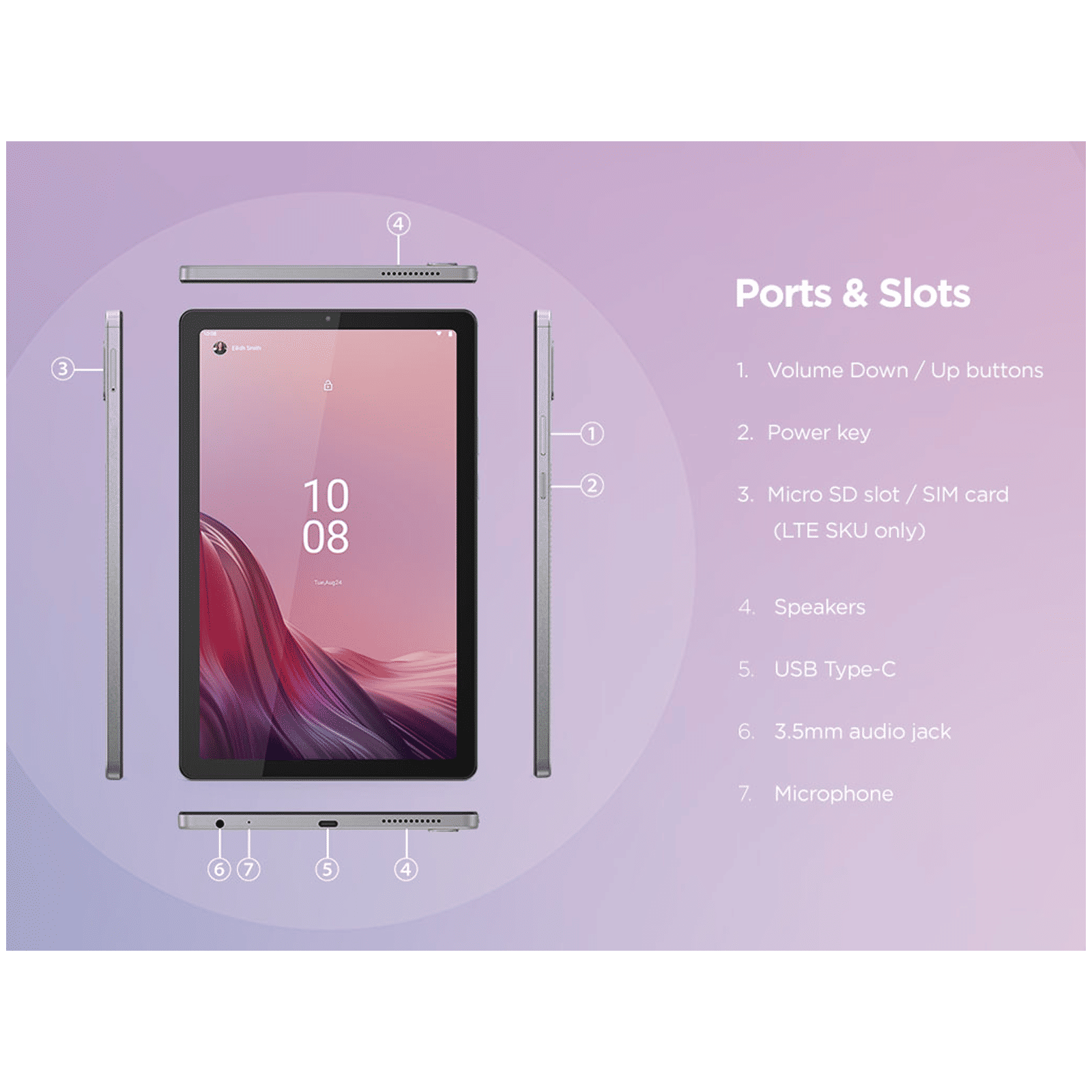 Lenovo Tab M9 Wi-Fi Android Tablet (9 Inch, 4GB RAM, 64GB ROM, Arctic Grey) Lenovo Tab M9 Wi-Fi Android Tablet (9 Inch, 4GB RAM, 64GB ROM, Arctic Grey)_2