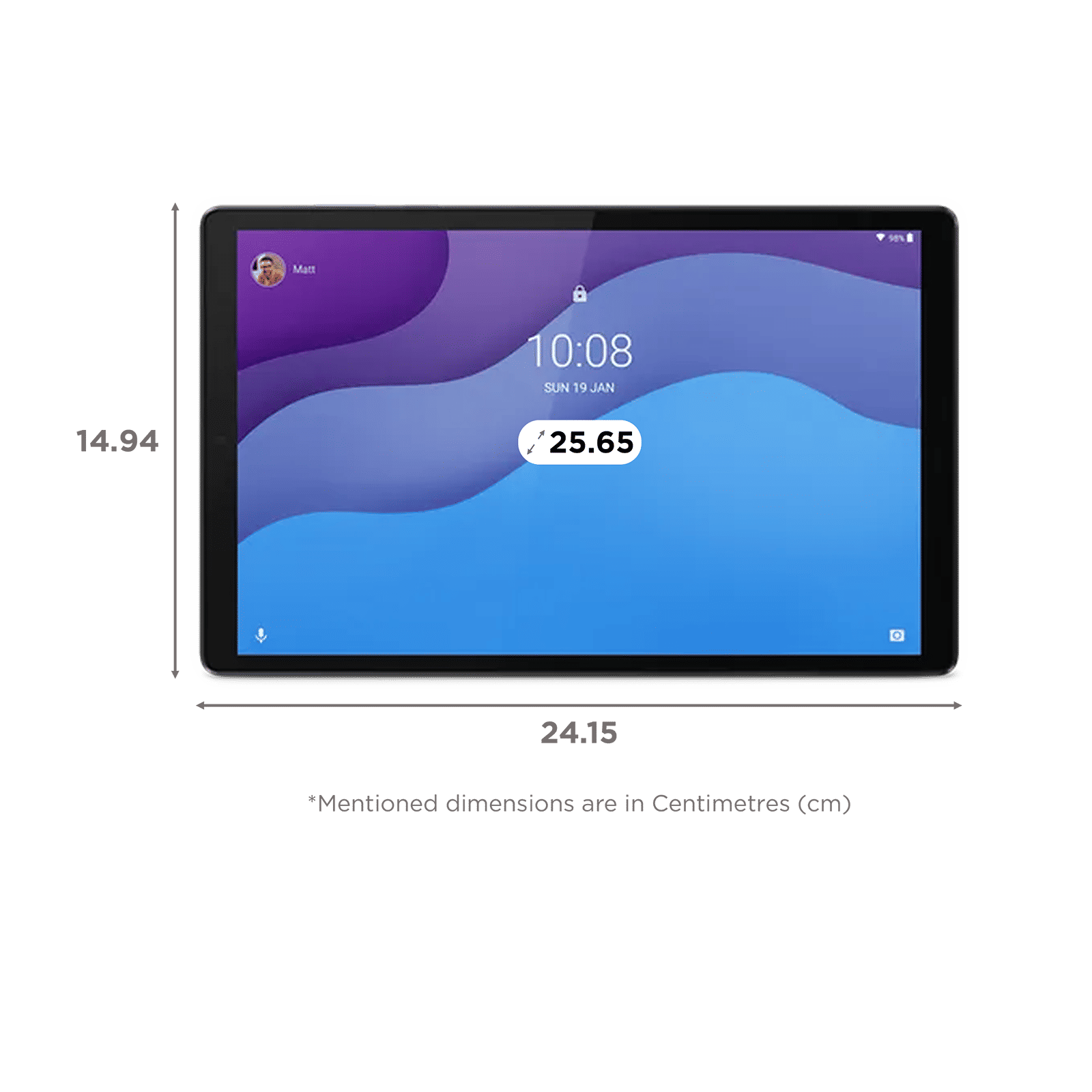 Lenovo Tab M10 2nd Gen Wi-Fi+4G Android Tablet (10.1 Inch, 3GB RAM, 32GB ROM, Iron Grey)_2