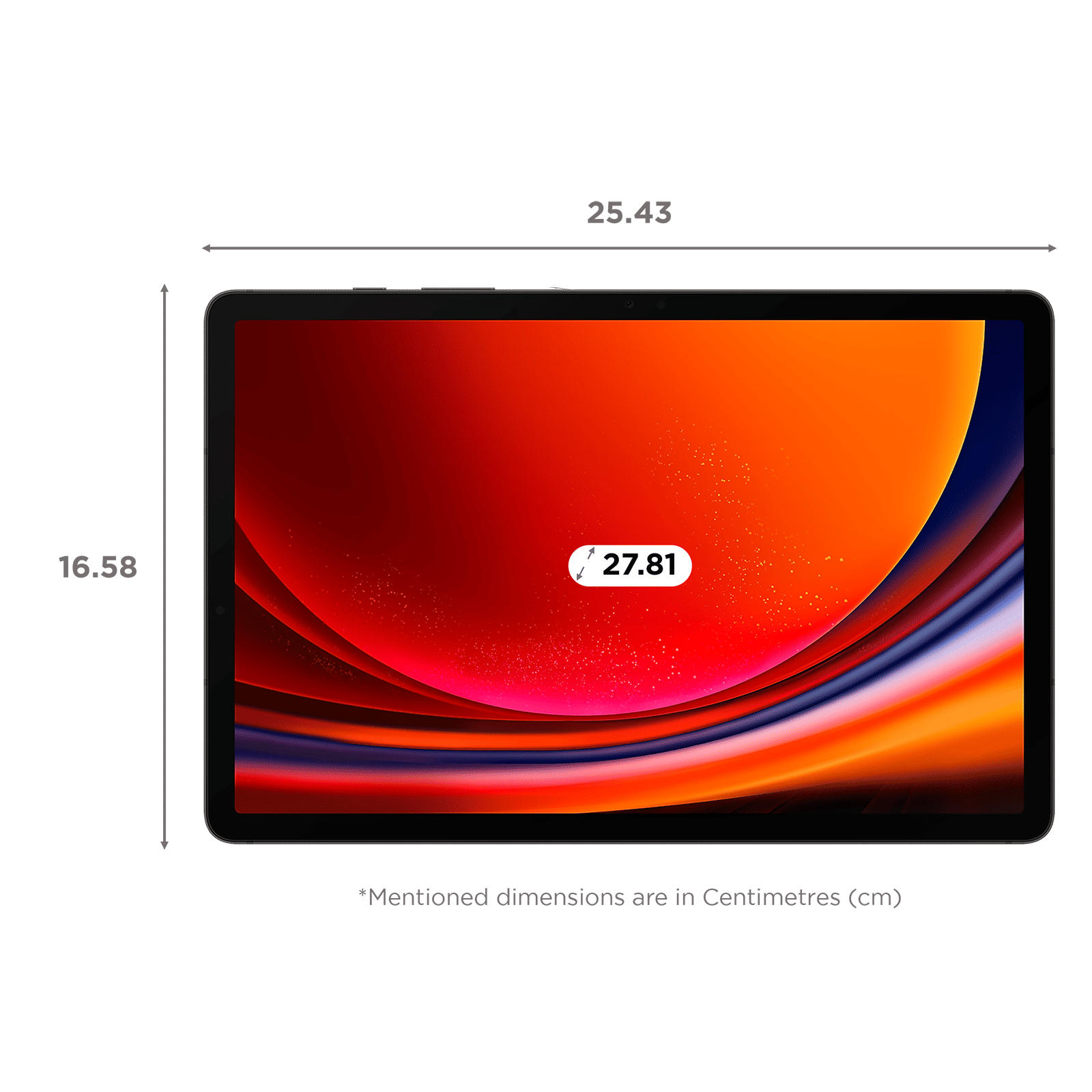 SAMSUNG Galaxy Tab S9 Wi-Fi Android Tablet with Stylus (11 Inch, 8GB RAM, 128GB ROM, Graphite)_2