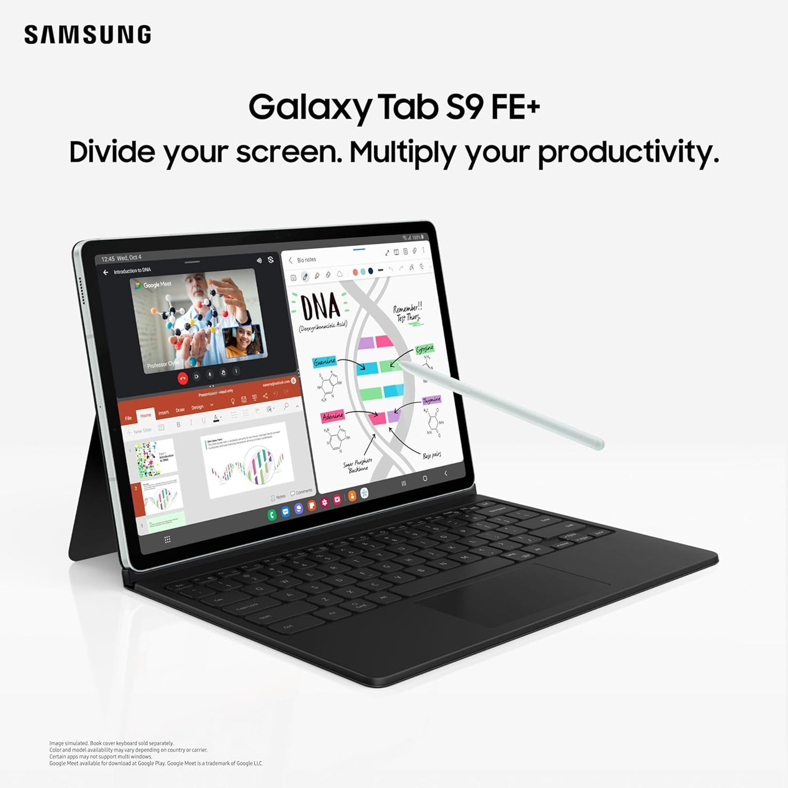 SAMSUNG Galaxy Tab S9 FE Wi-Fi+5G Android Tablet (10.9 Inch, 6GB RAM, 128GB ROM, Light Green)_11
