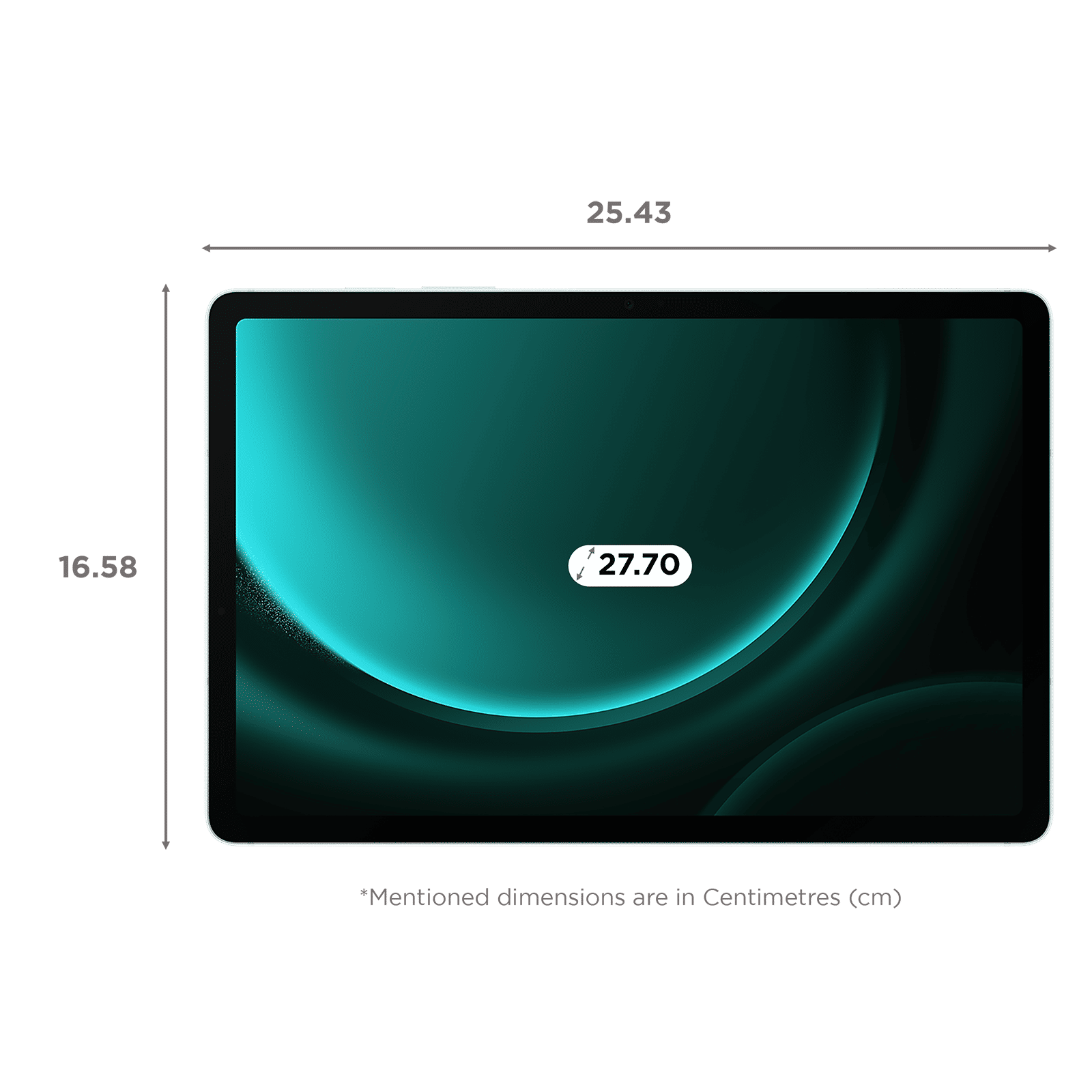 SAMSUNG Galaxy Tab S9 FE Wi-Fi+5G Android Tablet (10.9 Inch, 6GB RAM, 128GB ROM, Light Green)_2