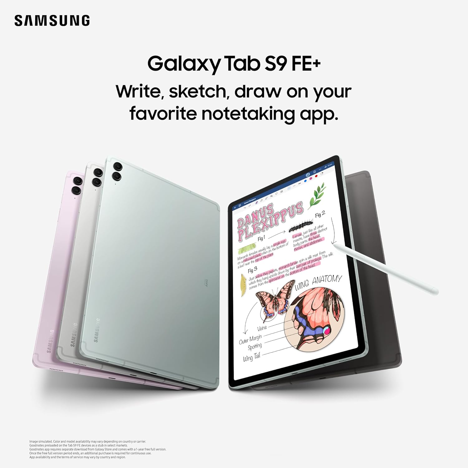 SAMSUNG Galaxy Tab S9 FE Wi-Fi Android Tablet (10.9 Inch, 8GB RAM, 256GB ROM, Gray)_10