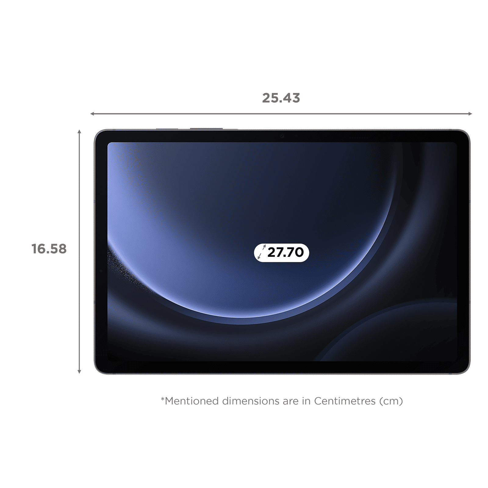 SAMSUNG Galaxy Tab S9 FE Wi-Fi+5G Android Tablet (10.9 Inch, 6GB RAM, 128GB ROM, Gray)_2