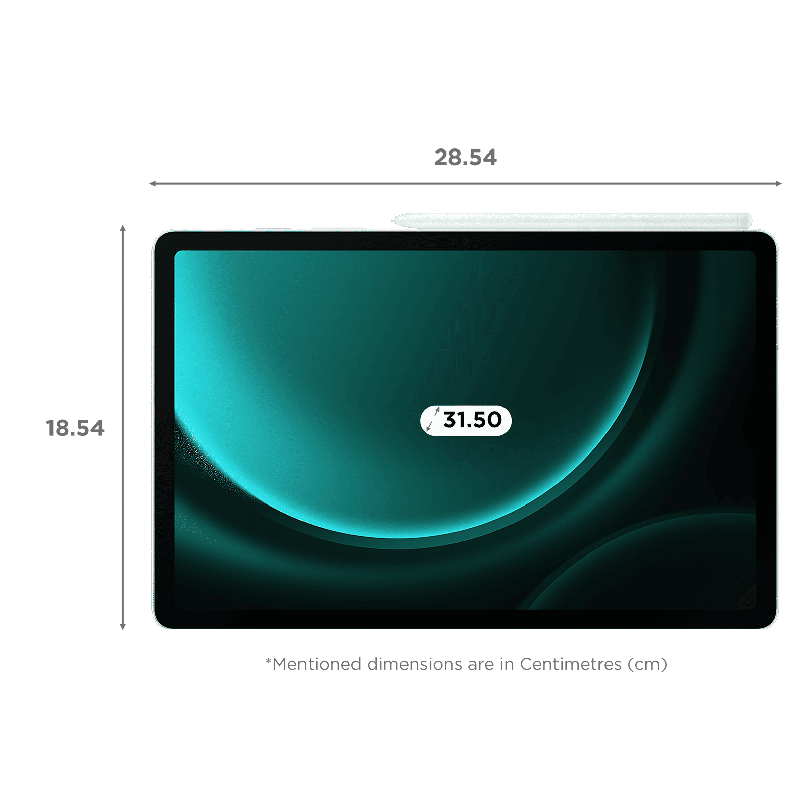 SAMSUNG Galaxy Tab S9 FE Plus Wi-Fi Android Tablet (12.4 Inch, 12GB RAM, 256GB ROM, Mint)_2