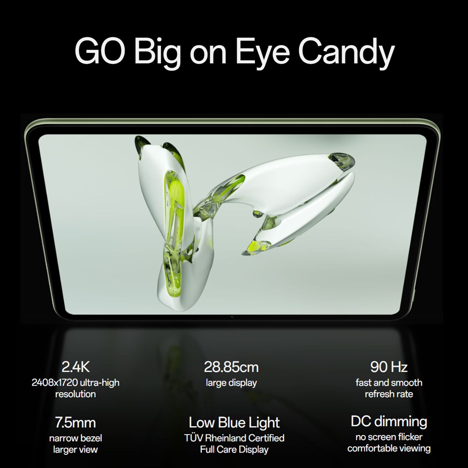 OnePlus Pad Go Wi-Fi+4G Android Tablet (11.35 Inch, 8GB RAM, 256GB ROM, Twin Mint) OnePlus Pad Go Wi-Fi+4G Android Tablet (11.35 Inch, 8GB RAM, 256GB ROM, Twin Mint)_10