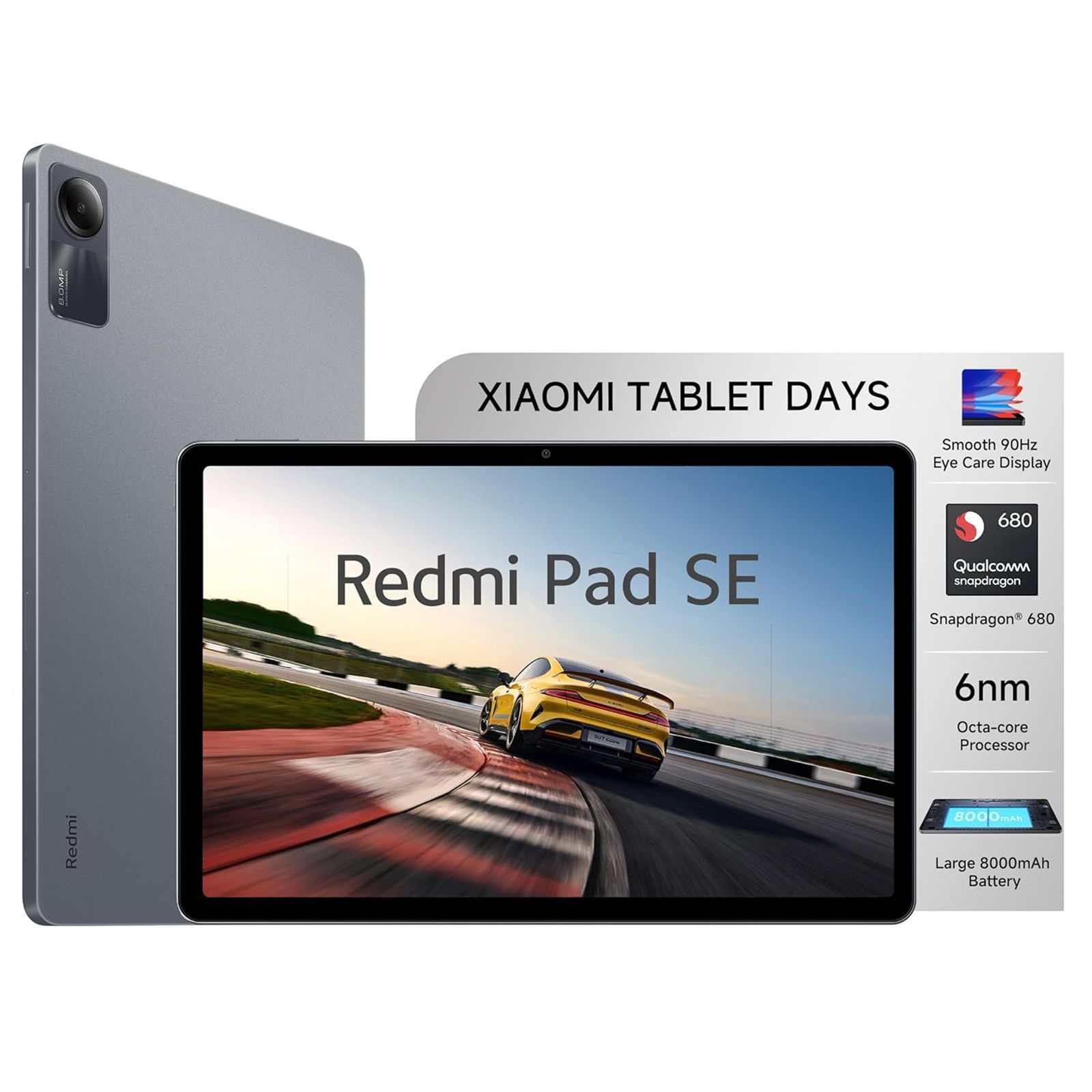 Redmi Pad SE Wi-Fi Android Tablet (11 Inch, 4GB RAM, 128GB ROM, Graphite Gray)_8