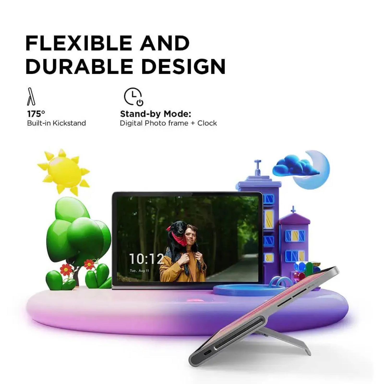 Lenovo Tab Plus Wi-Fi Android Tablet (11.5 Inch, 8GB RAM, 128GB ROM, Luna Grey)_5