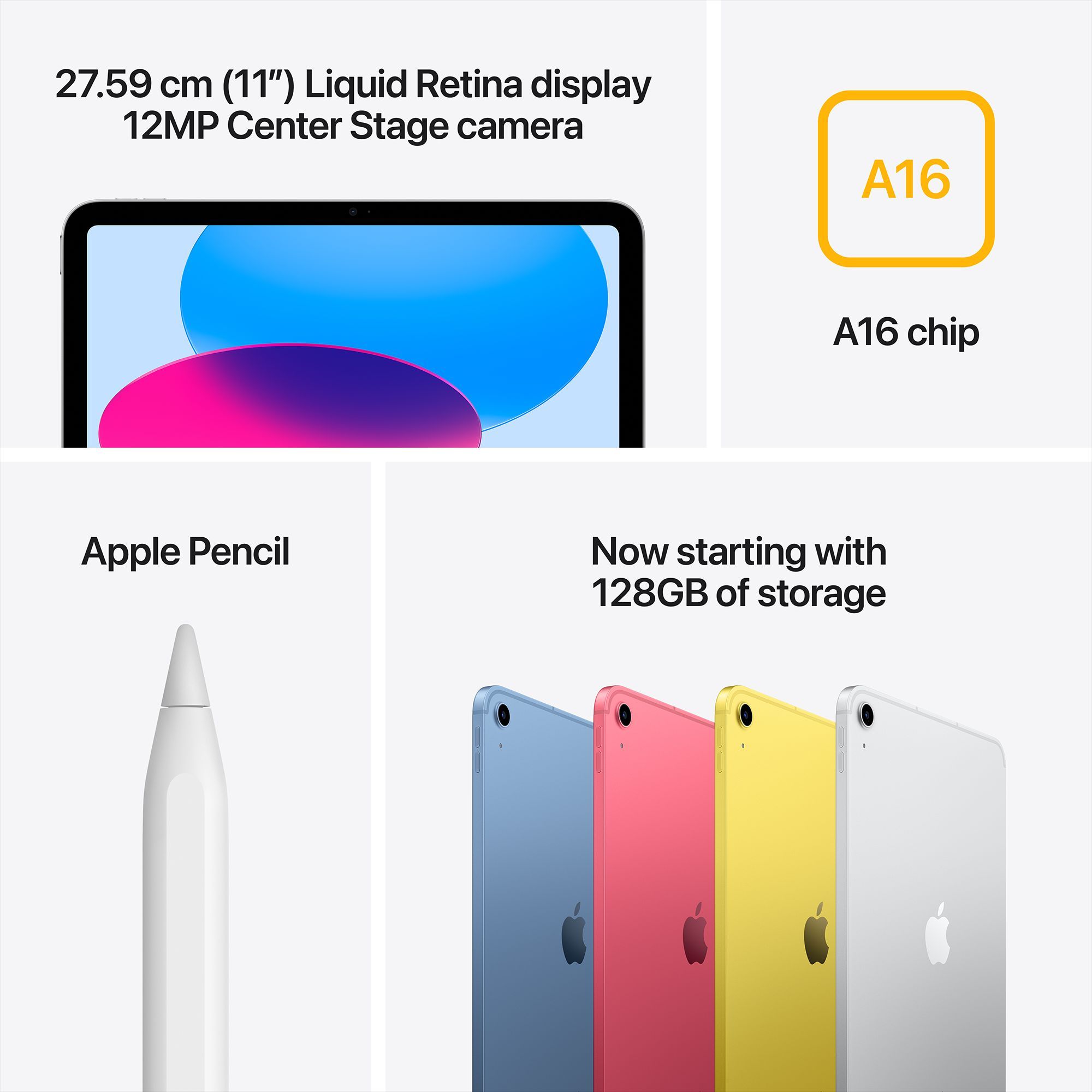 Apple iPad Wi-Fi+5G (11 Inch, 256GB, Silver)_7