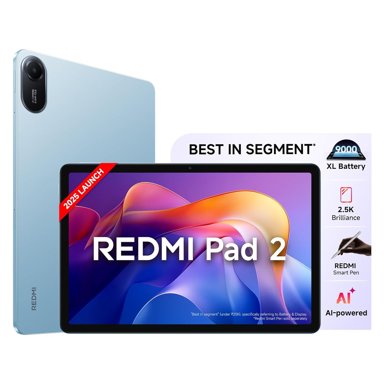 Redmi Pad 2 Wi-Fi Android Tablet (11 Inch, 4GB RAM, 128GB ROM, Sky Blue)_21