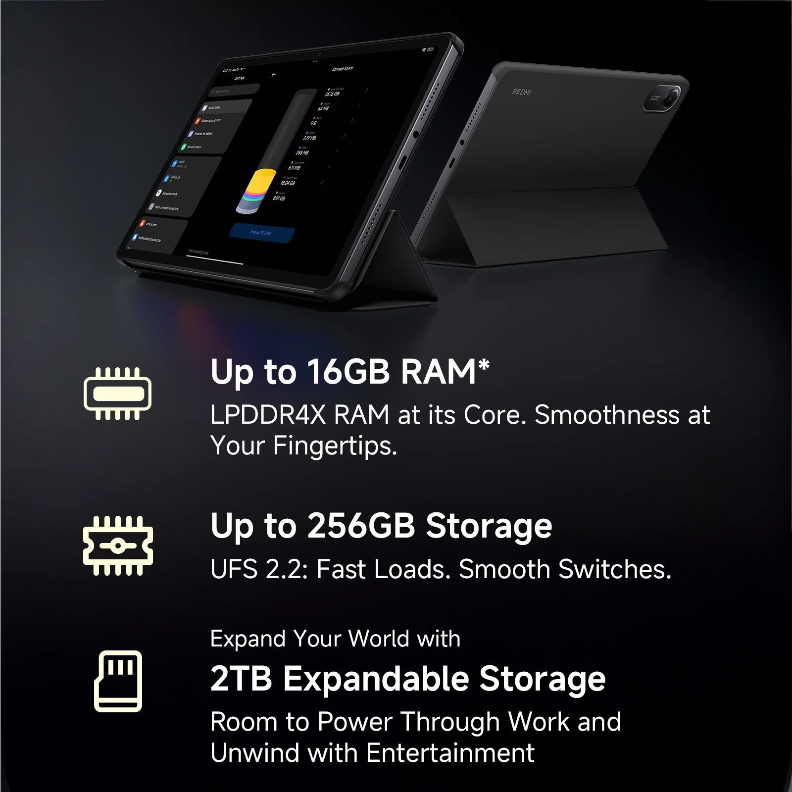 Redmi Pad 2 Wi-Fi+4G Android Tablet (11 Inch, 6GB RAM, 128GB ROM, Graphite Grey) Redmi Pad 2 Wi-Fi+4G Android Tablet (11 Inch, 6GB RAM, 128GB ROM, Graphite Grey)_19