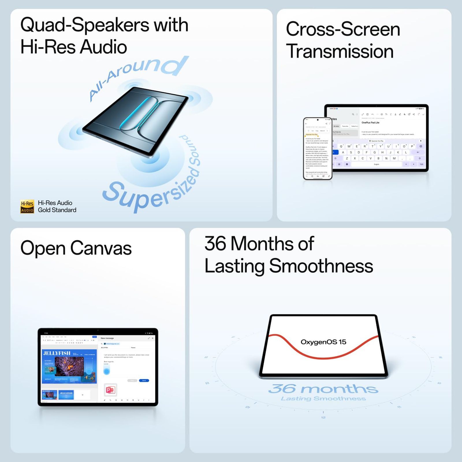 OnePlus Pad Lite Wi-Fi Android Tablet (11 Inch, 6GB RAM, 128GB ROM, Aero Blue) OnePlus Pad Lite Wi-Fi Android Tablet (11 Inch, 6GB RAM, 128GB ROM, Aero Blue)_8