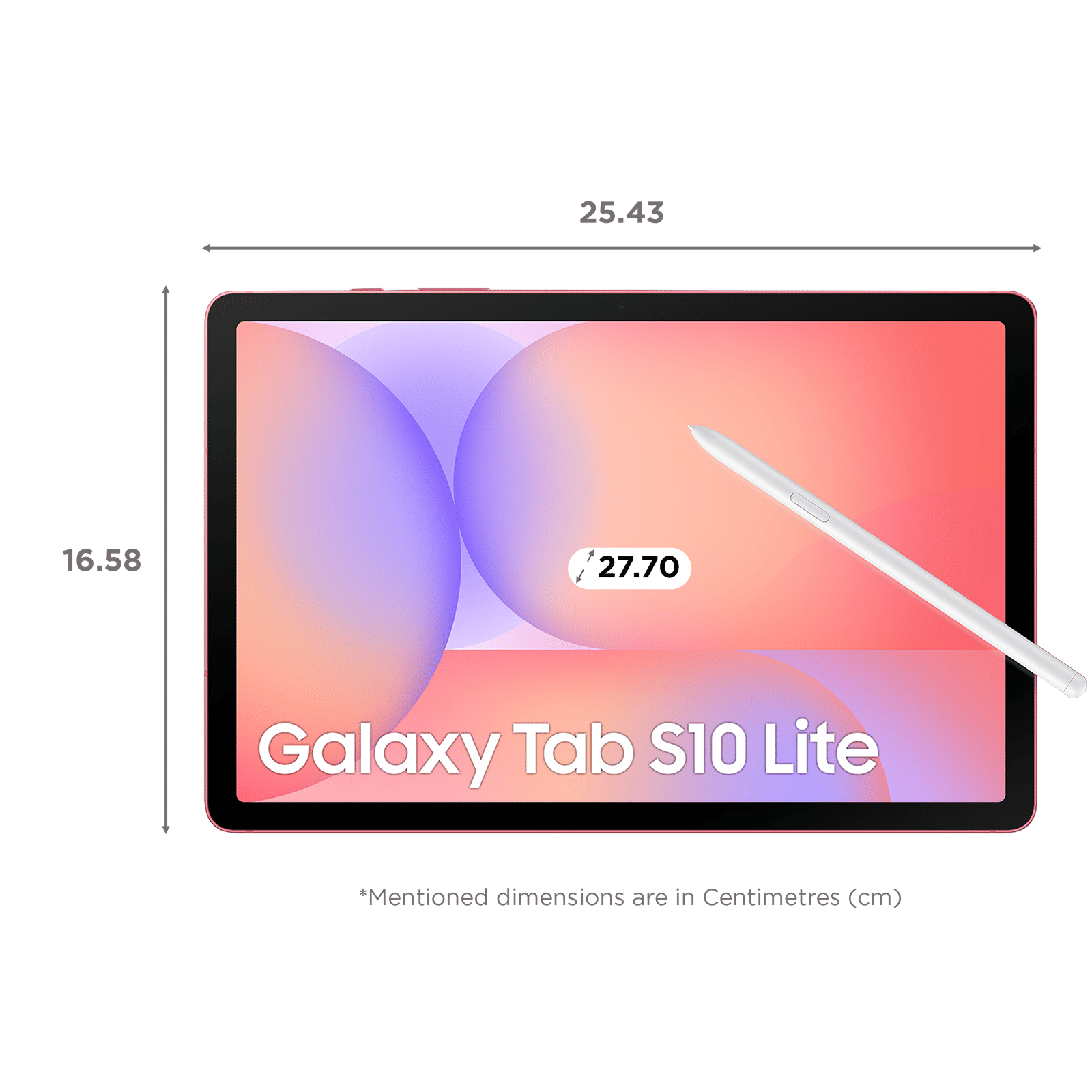 SAMSUNG Galaxy Tab S10 Lite Wi-Fi+5G Android Tablet with S Pen (10.9 Inch, 6GB RAM, 128GB ROM, Coralred)_2