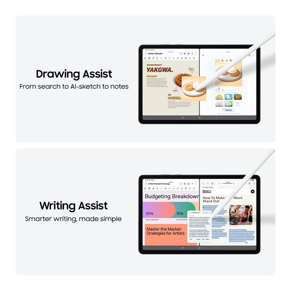 SAMSUNG Galaxy Tab S11 Wi-Fi Android Tablet with S Pen (11 Inch, 12GB RAM, 256GB ROM, Gray)_9