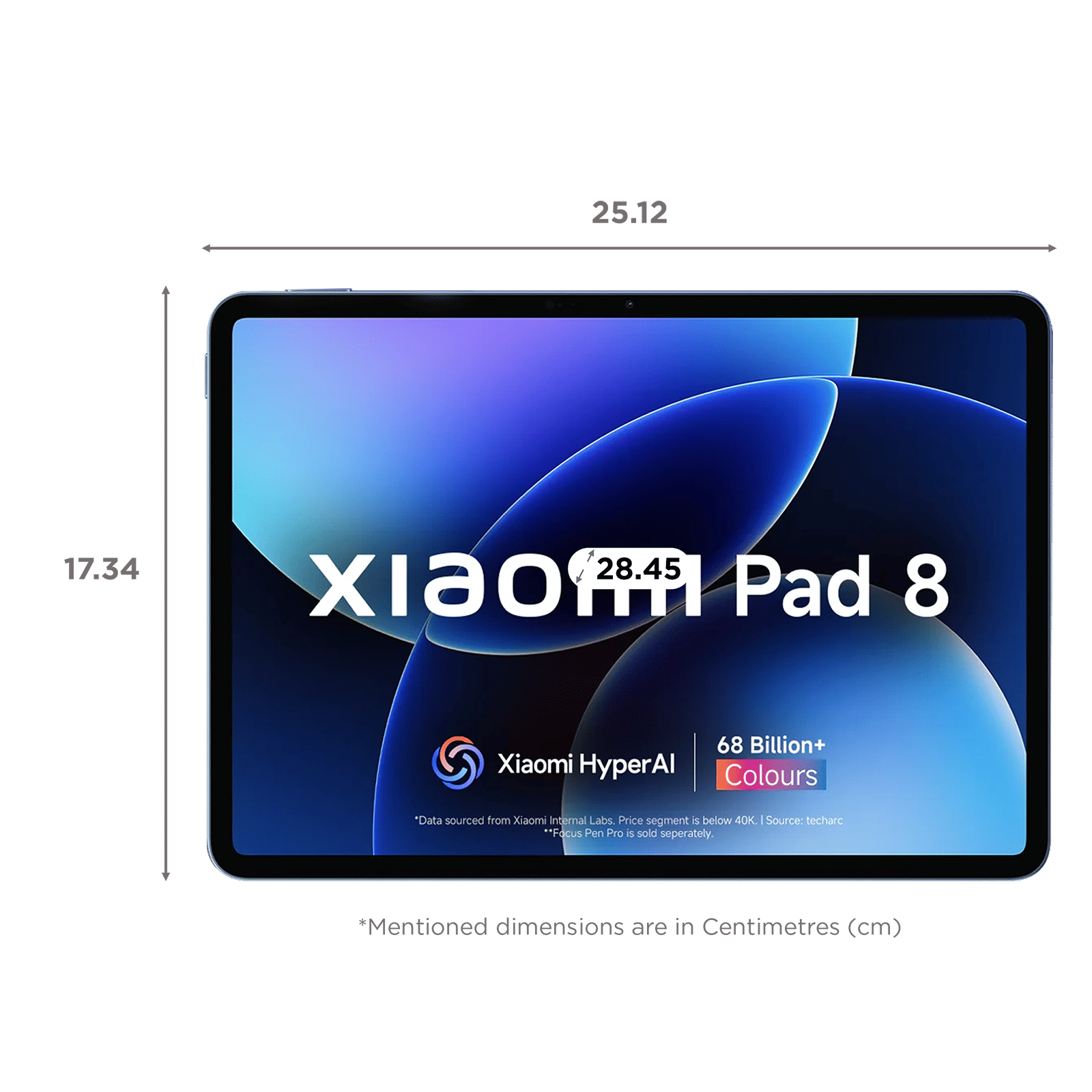 Xiaomi Pad 8 Wi-Fi Android Tablet (11.2 Inch, 8GB RAM, 128GB ROM, Titanium Blue) Xiaomi Pad 8 Wi-Fi Android Tablet (11.2 Inch, 8GB RAM, 128GB ROM, Titanium Blue)_2