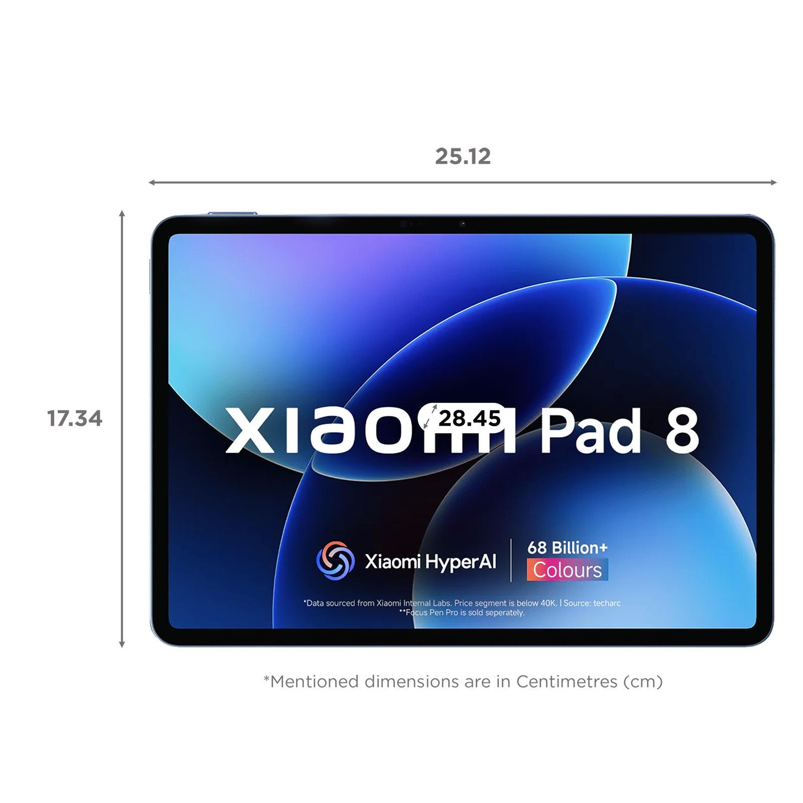 Xiaomi Pad 8 Wi-Fi Android Tablet (11.2 Inch, 12GB RAM, 256GB ROM, Titanium Blue)_1