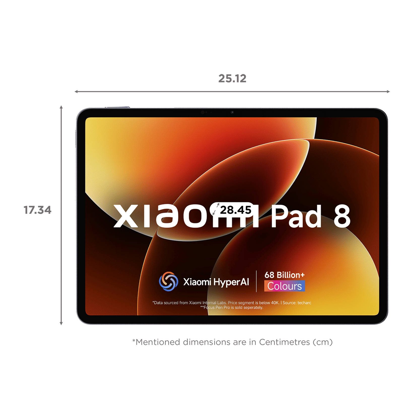 Xiaomi Pad 8 Wi-Fi Android Tablet with Xiaomi Focus Pen Pro (11.2 Inch, 12GB RAM, 256GB ROM, Graphite Grey)_2