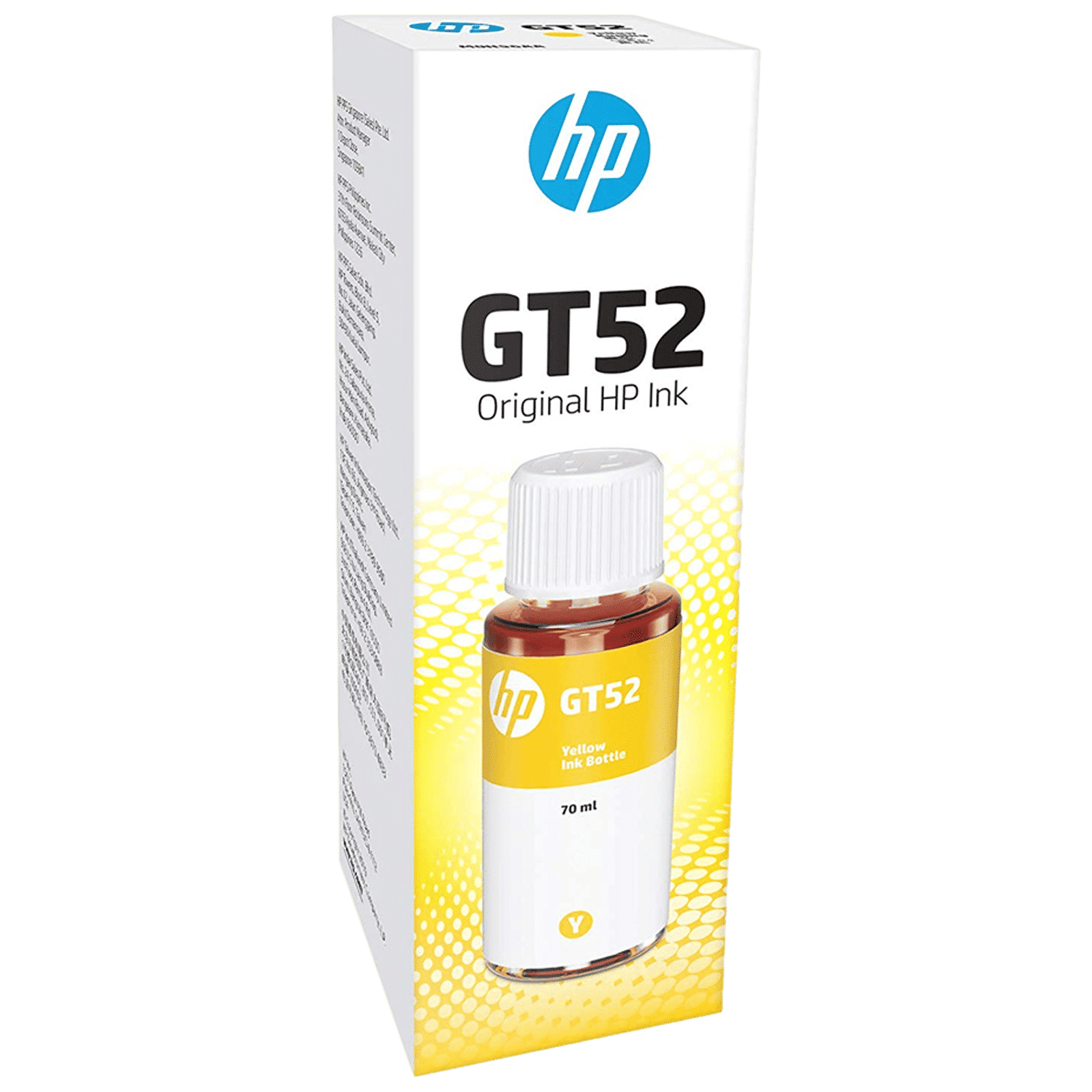 HP GT52 Original Ink Bottle (M0H54AA, Yellow) HP GT52 Original Ink Bottle (M0H54AA, Yellow)_1