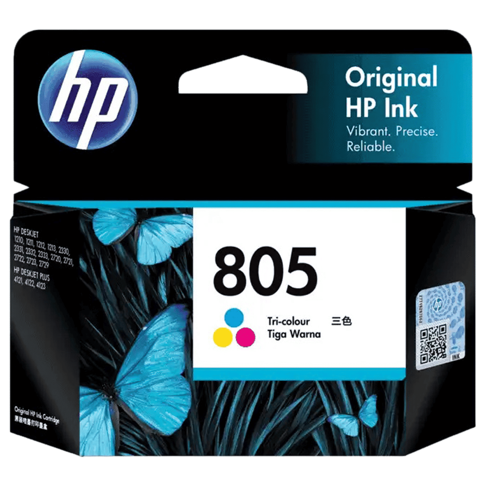 HP 805 High Yield Tri-color Original Ink Cartridge (3YM72AA, Blue, Yellow & Pink) HP 805 High Yield Tri-color Original Ink Cartridge (3YM72AA, Blue, Yellow & Pink)_1