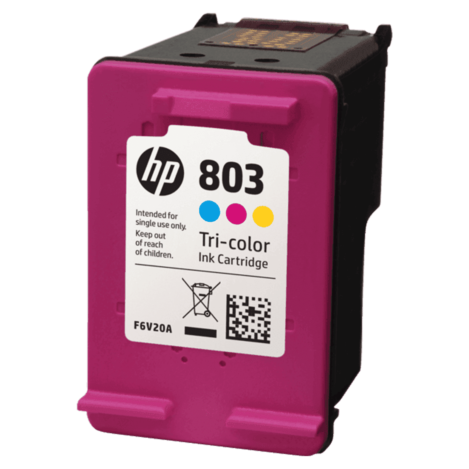 HP 803 Original Ink Cartridge (889296532163N, Tri-color)_2
