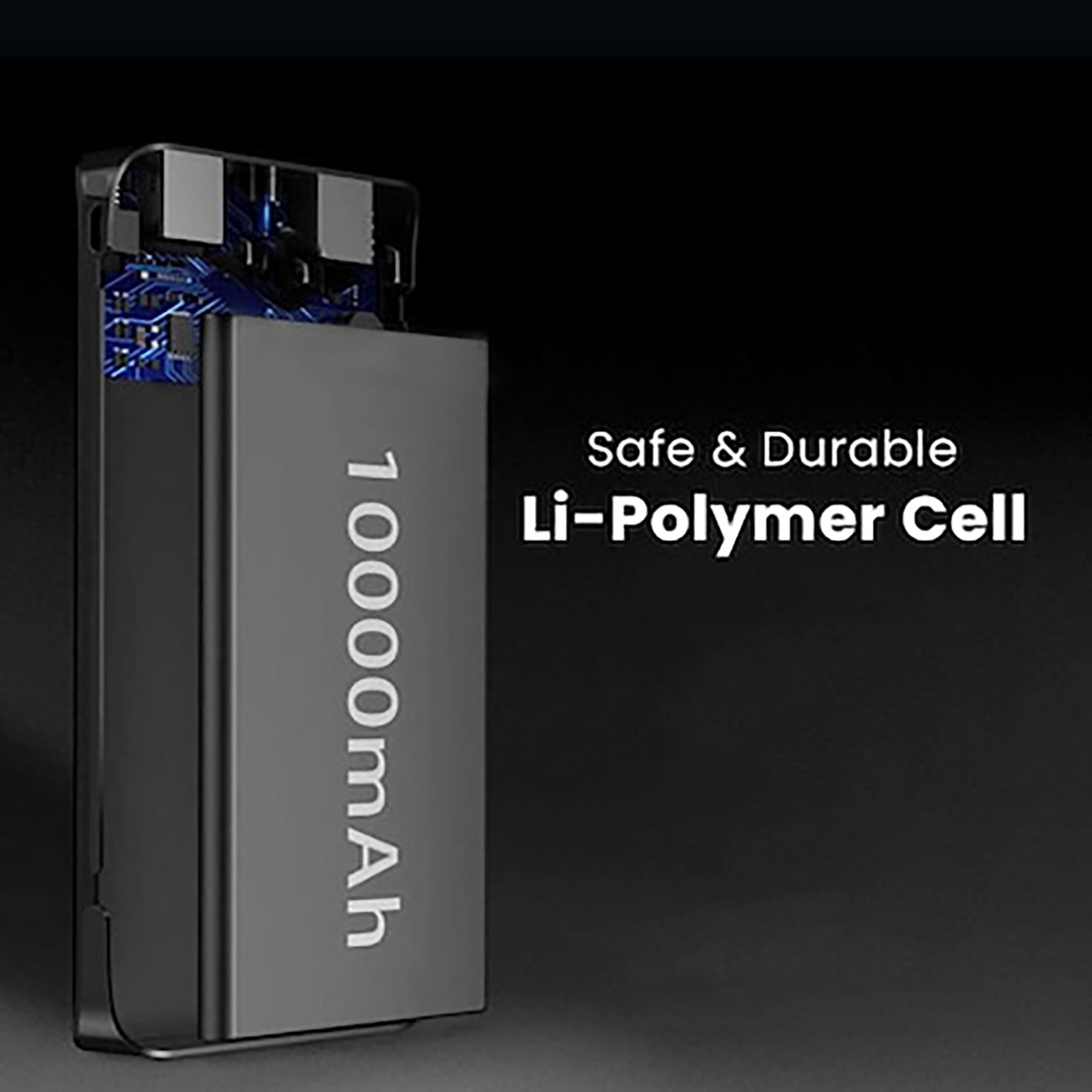 conekt Zeal Run Plus 10000 mAh Fast Charging Power Bank (2 Type A Ports, LED Charge Indicator, Black conekt Zeal Run Plus 10000 mAh Fast Charging Power Bank (2 Type A Ports, LED Charge Indicator, Black_6