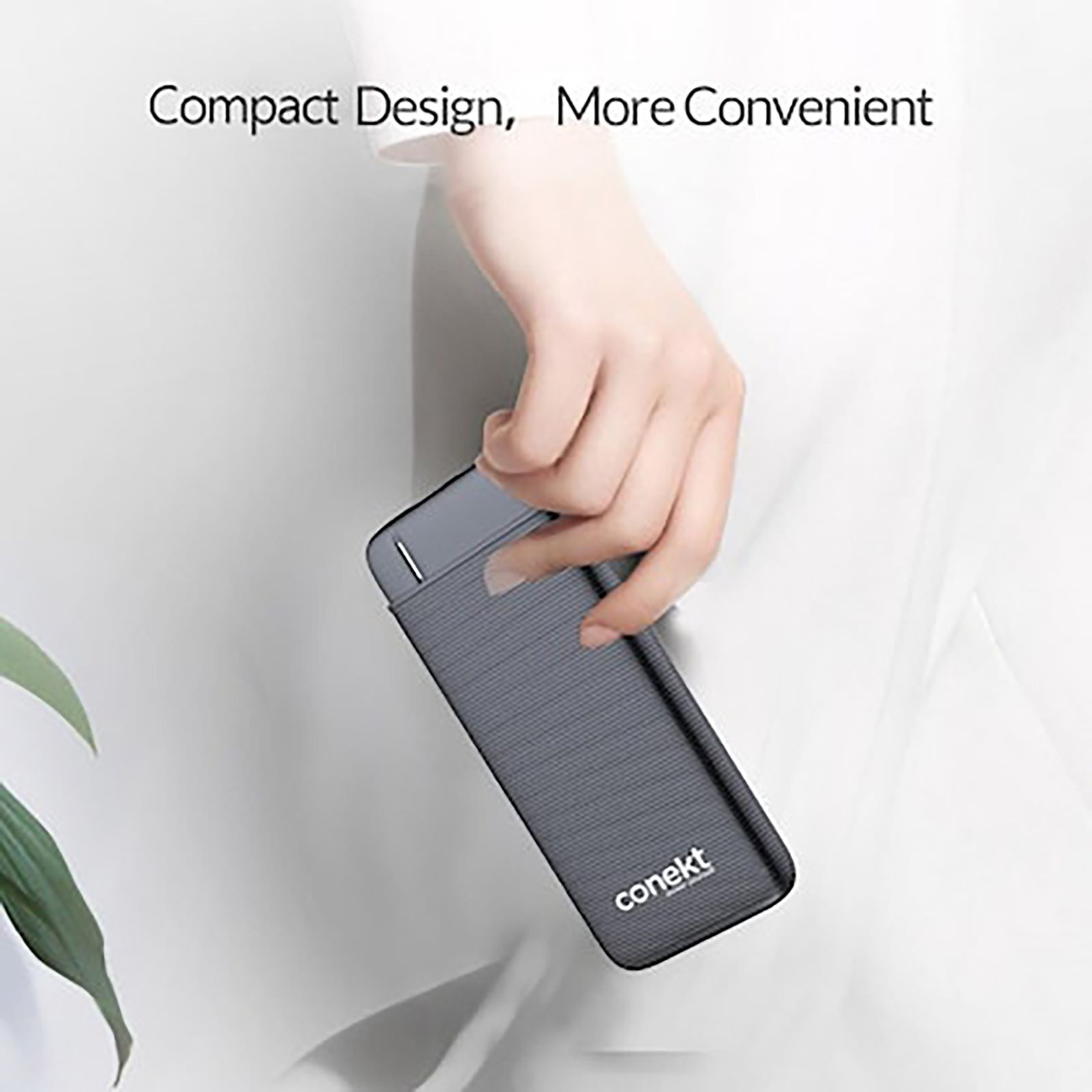 conekt Zeal Run Plus 10000 mAh Fast Charging Power Bank (2 Type A Ports, LED Charge Indicator, Black conekt Zeal Run Plus 10000 mAh Fast Charging Power Bank (2 Type A Ports, LED Charge Indicator, Black_7