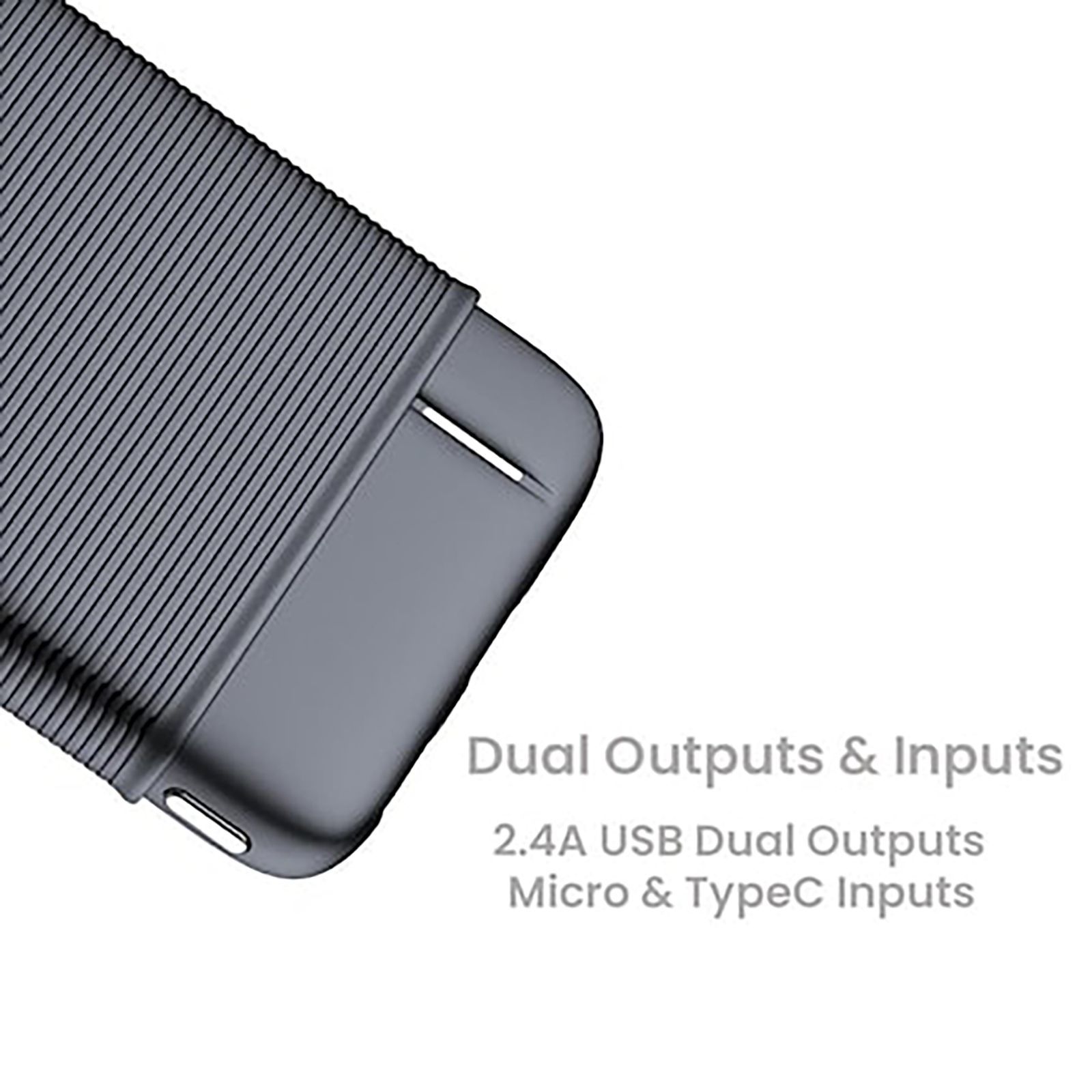 conekt Zeal Run Plus 10000 mAh Fast Charging Power Bank (2 Type A Ports, LED Charge Indicator, Black conekt Zeal Run Plus 10000 mAh Fast Charging Power Bank (2 Type A Ports, LED Charge Indicator, Black_5