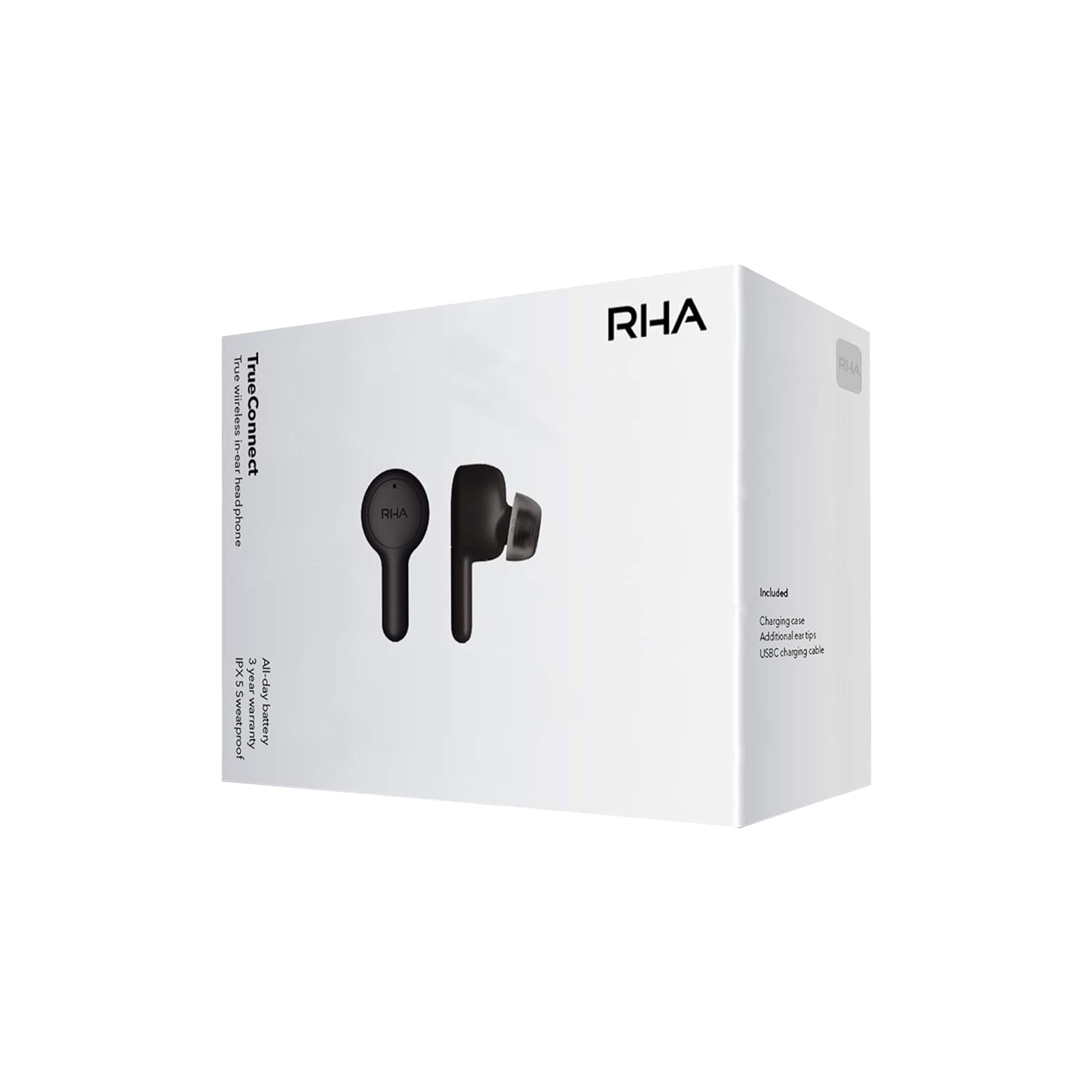 RHA In-Ear Truly Wireless Earbuds (True Connect, Black)_5