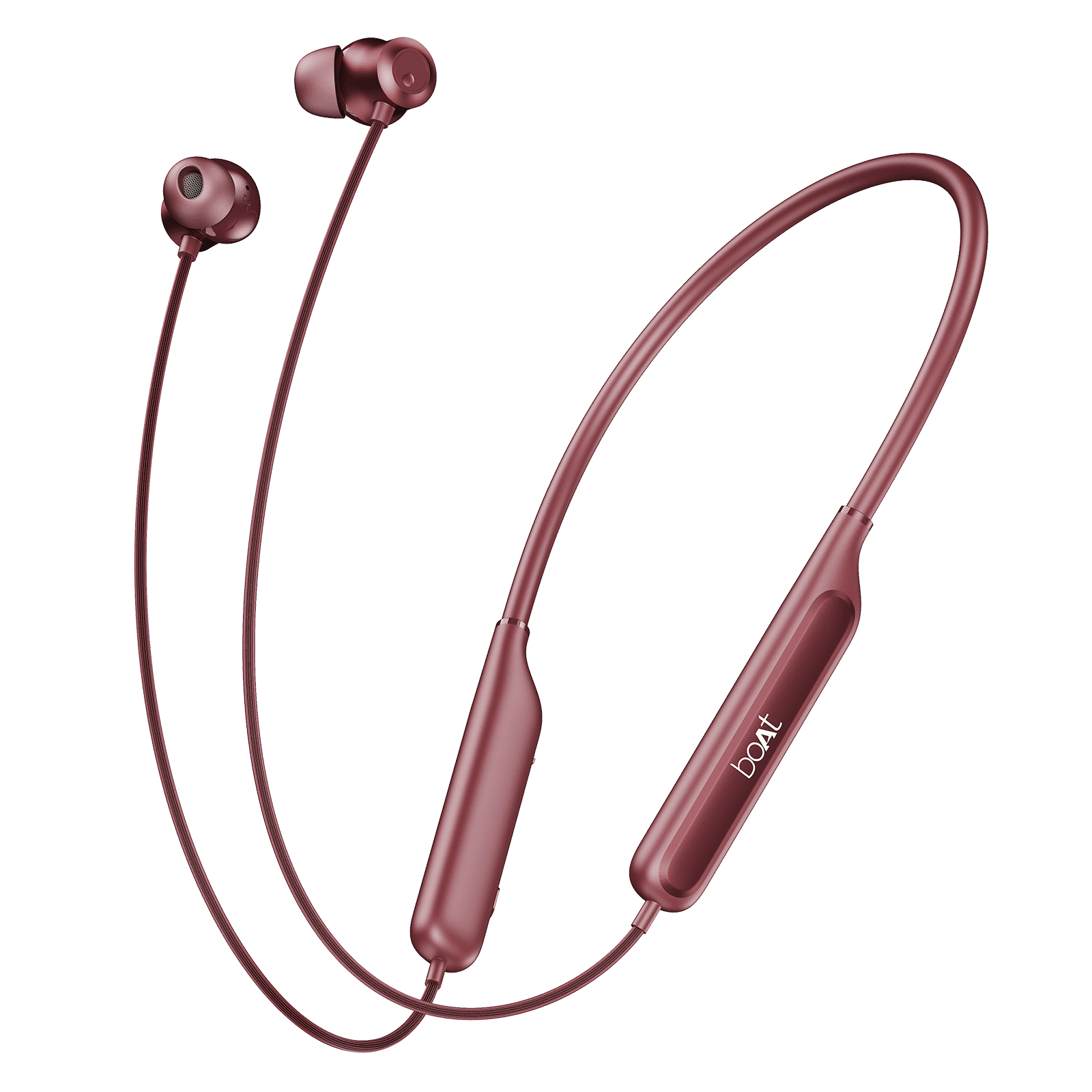boAt Rockerz 210 Neckband with Active Noise Cancellation (IPX4 Water Resistant, Cinematic Spatial Audio, Ruby Red)_1