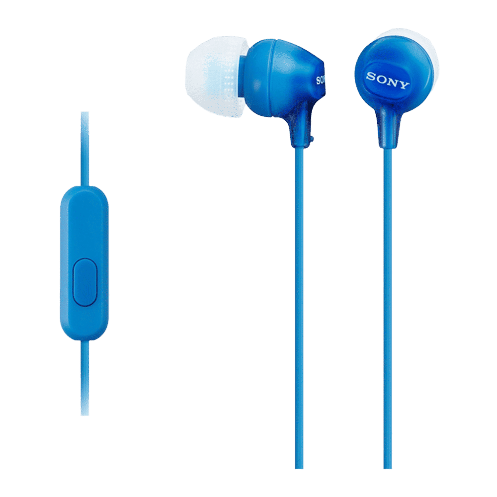 SONY MDR-EX15AP/L Wired Earphone with Mic (In Ear, Blue)_3